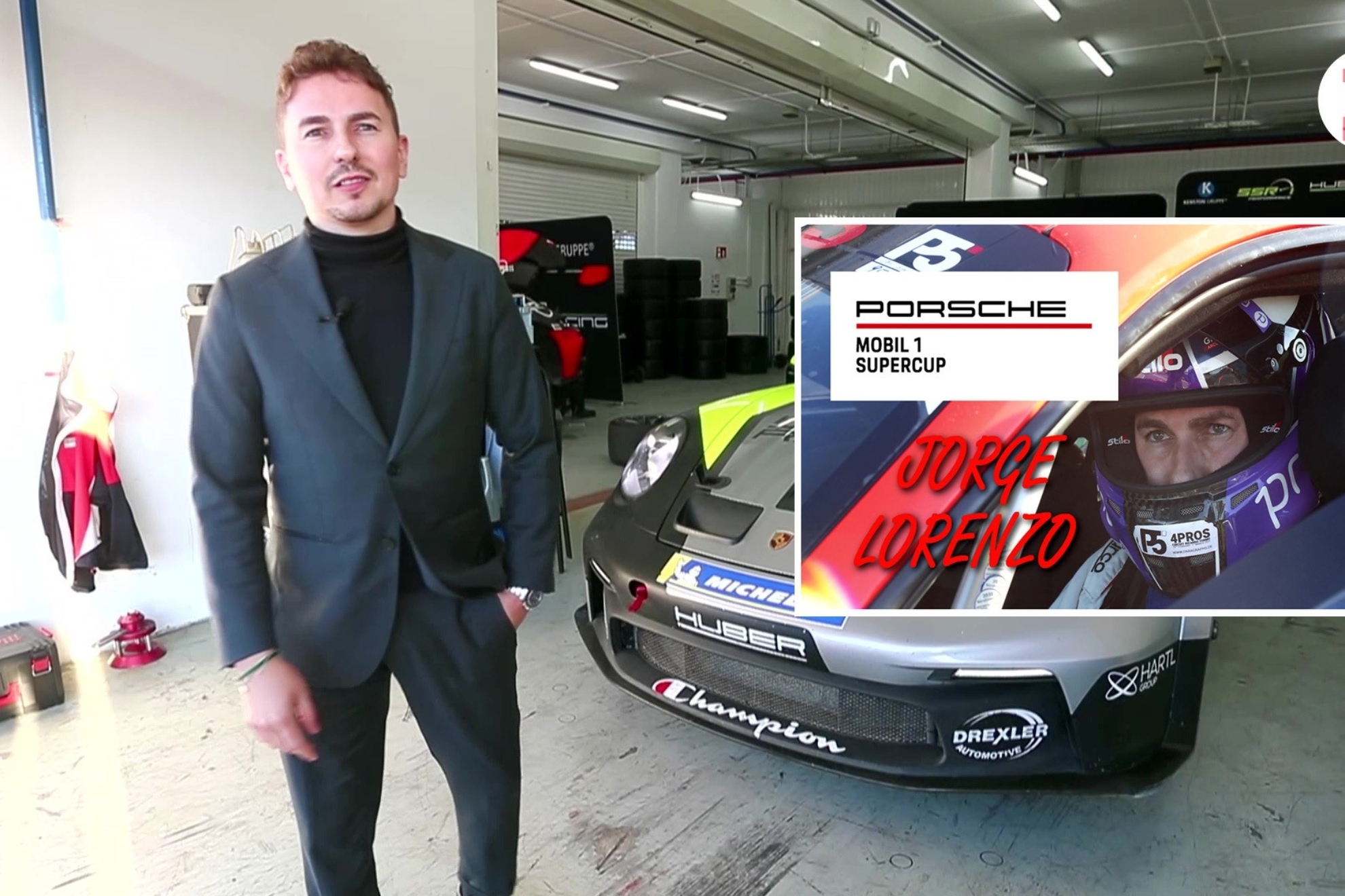 Lorenzo desvela lo que cuesta correr en la Porsche Supercup y otras curiosidades