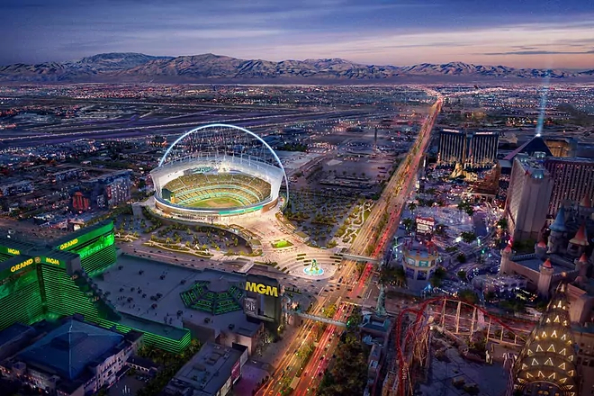 Oakland Athletics Enlist Builders of Raiders' Stadium for Vegas Move, Raising Eyebrows