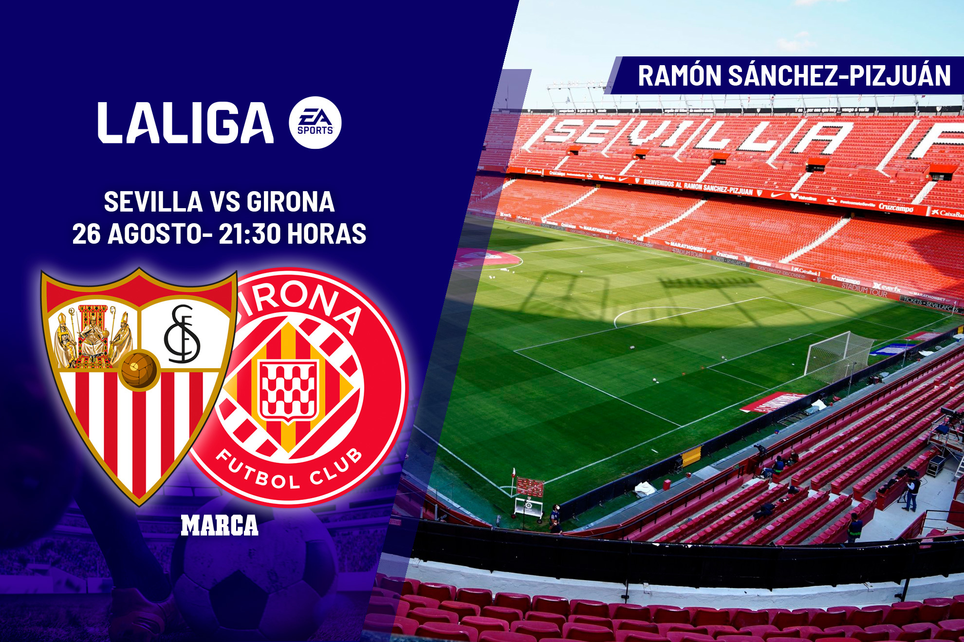 Sevilla - Girona en directo | LaLiga EA Sports hoy en vivo