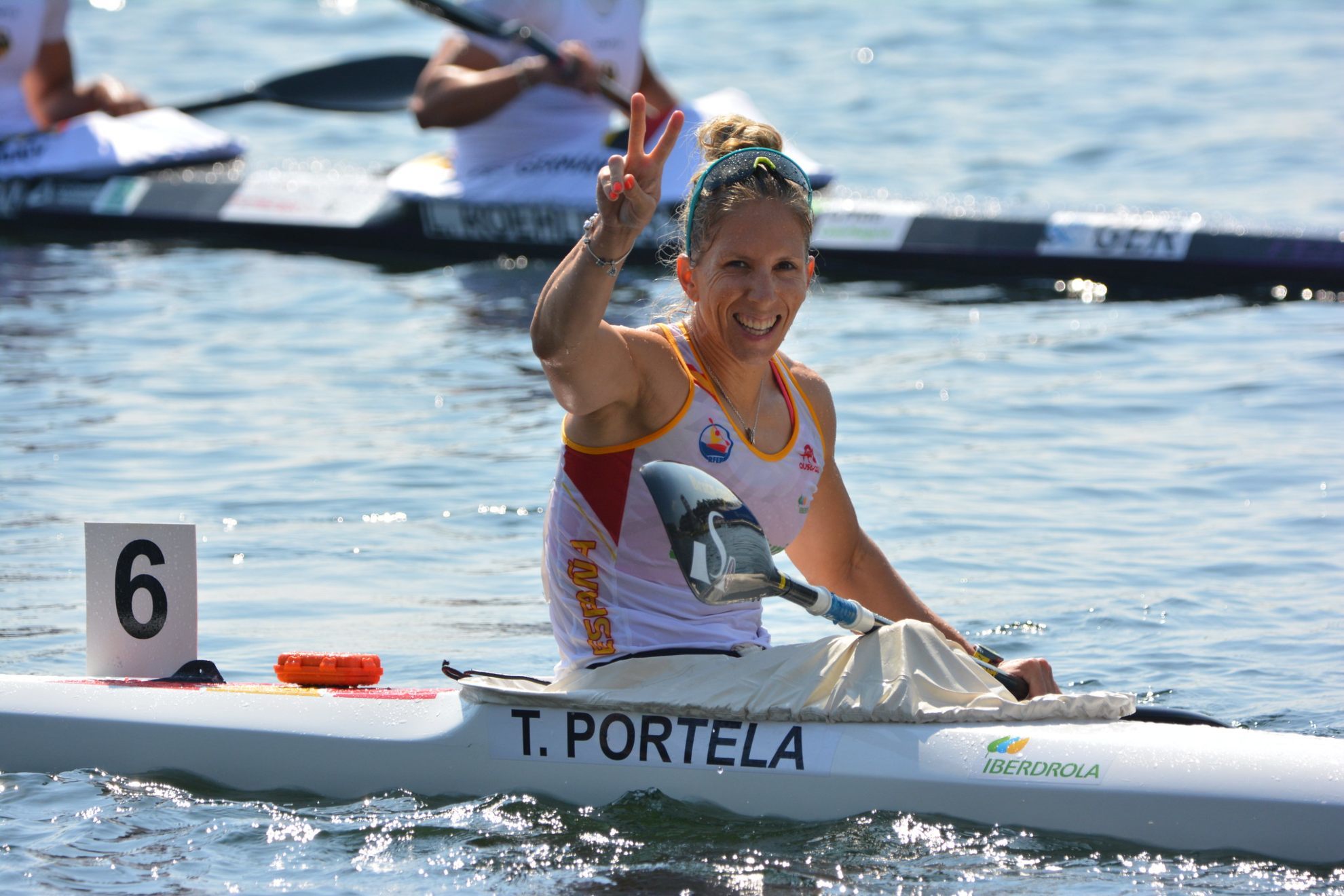 Teresa Portela, en los Mundiales de Duisburgo de 2023