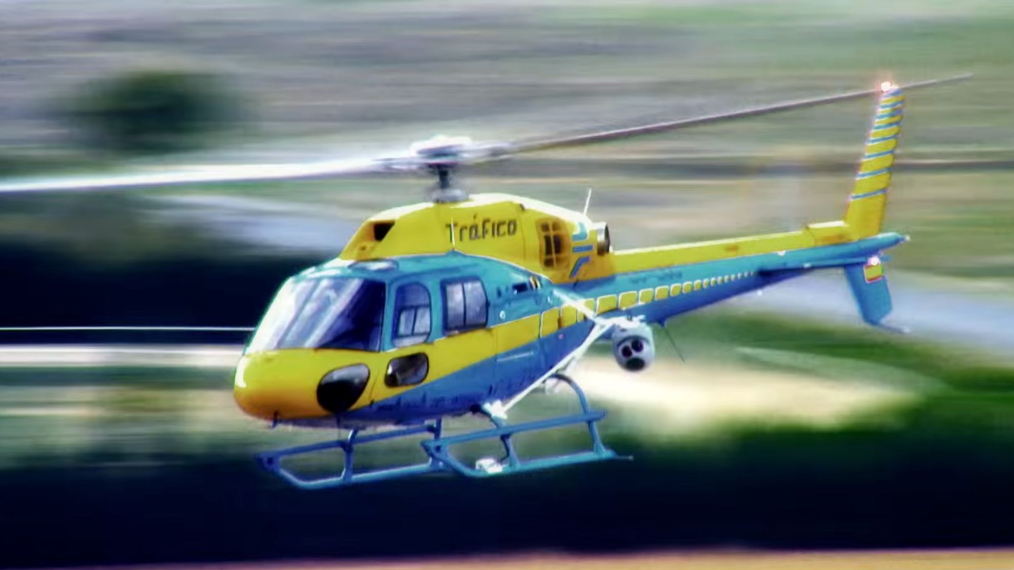 Según Transporte, el helicóptero trató de aterrizar en una zona "no preparada"