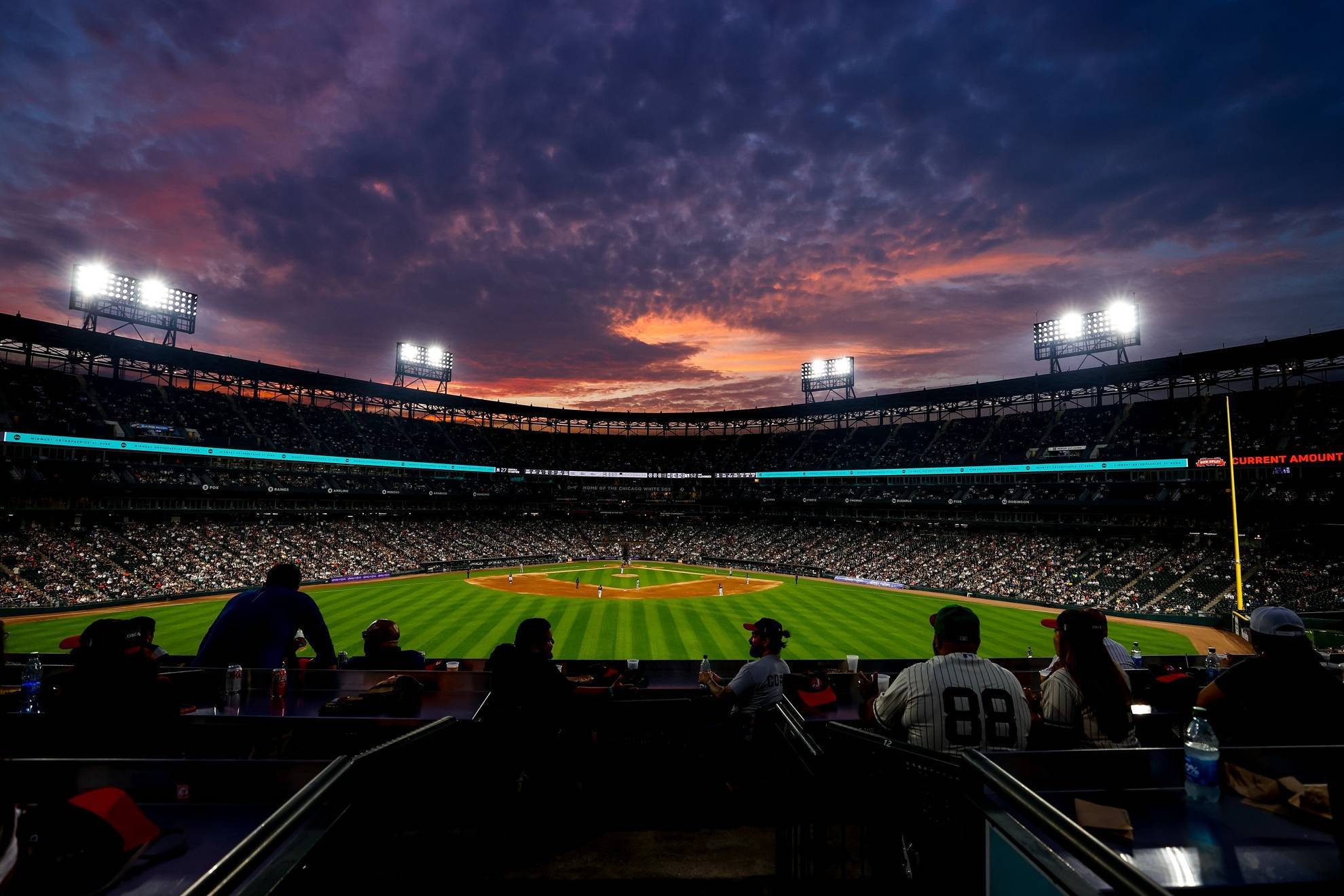 Two women were injured in a shooting during a White Sox baseball game