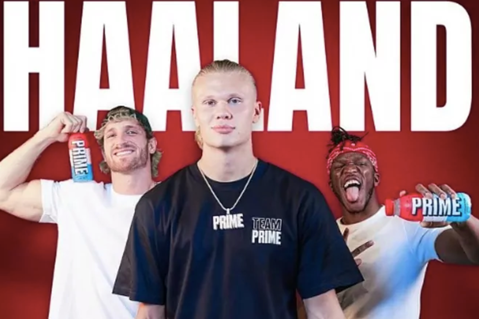 Erling Haaland and a fun penalty shootout challenge with Logan Paul and KSI