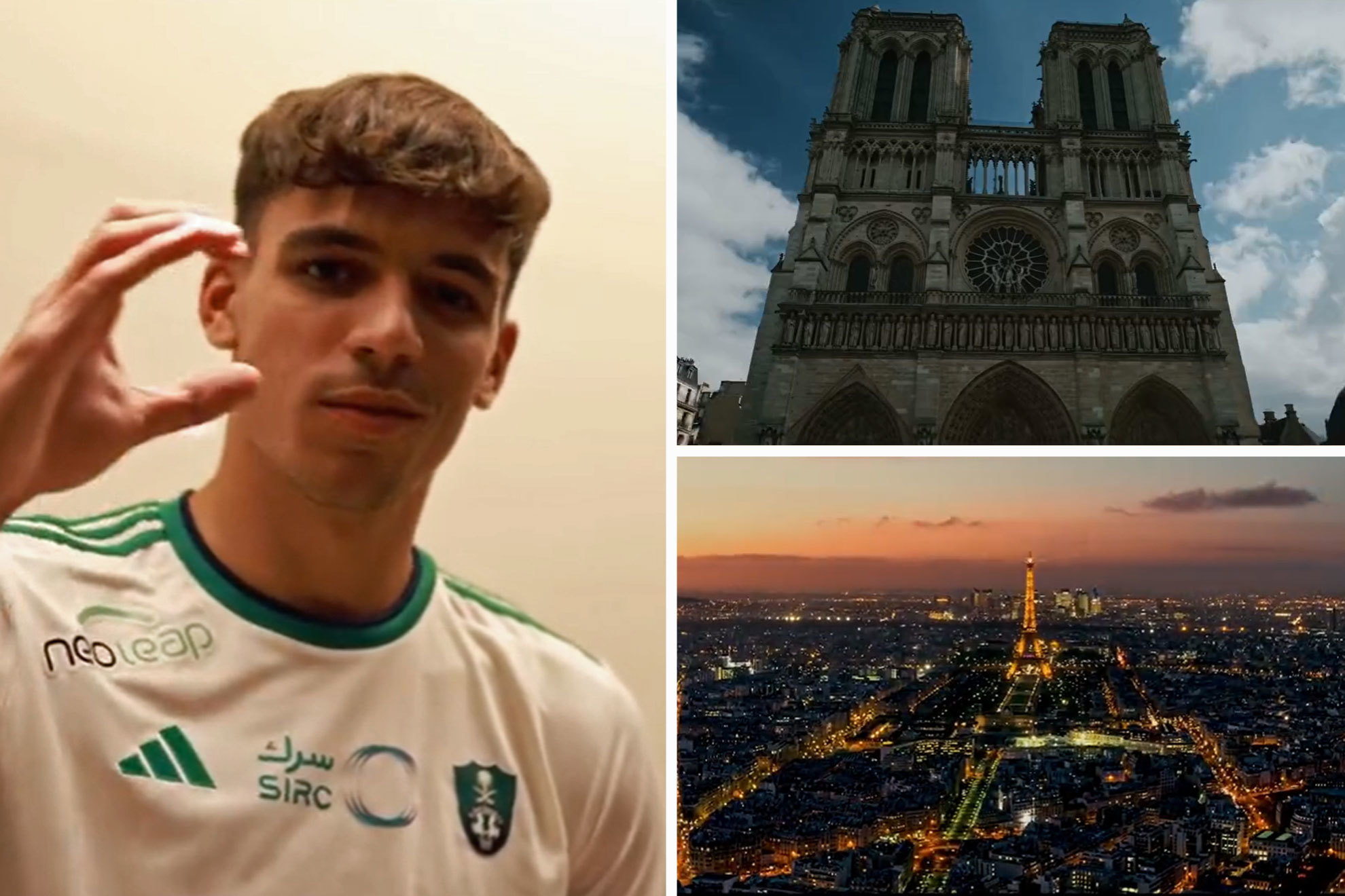 Al-Ahli presenta a Gabri Veiga como la joya de España en un vídeo... ¡con imágenes de París!