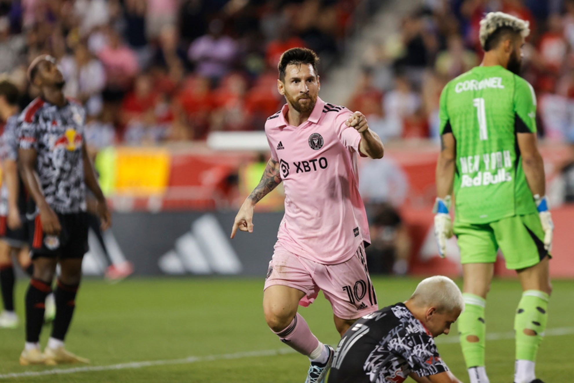 Messi opened his MLS account with a goal and victory vs NY Reb Bulls