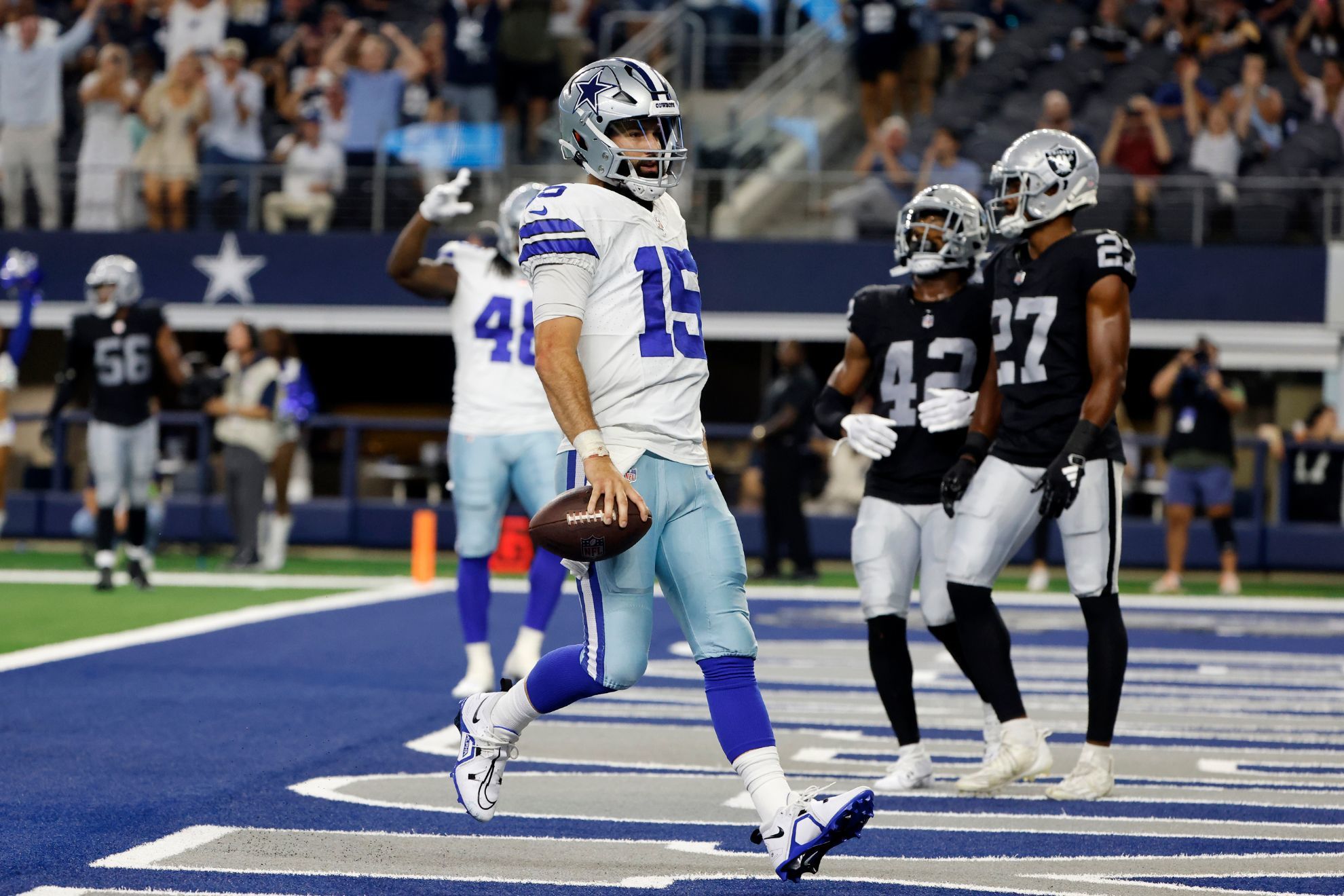 Will Grier exits Cowboys with win over Raiders in preseason finale, Trey Lance incoming