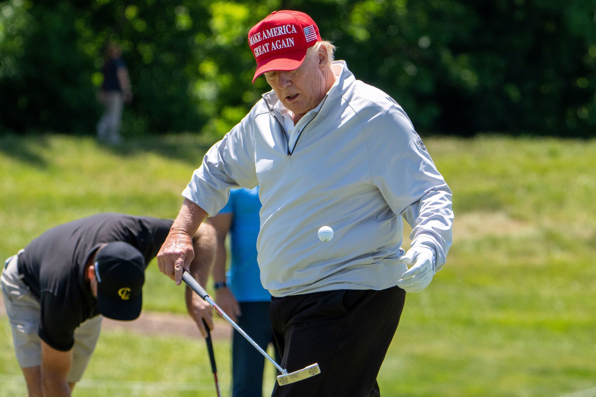 Donald Trump assures no foul play after beating Phil Mickelson's golf score