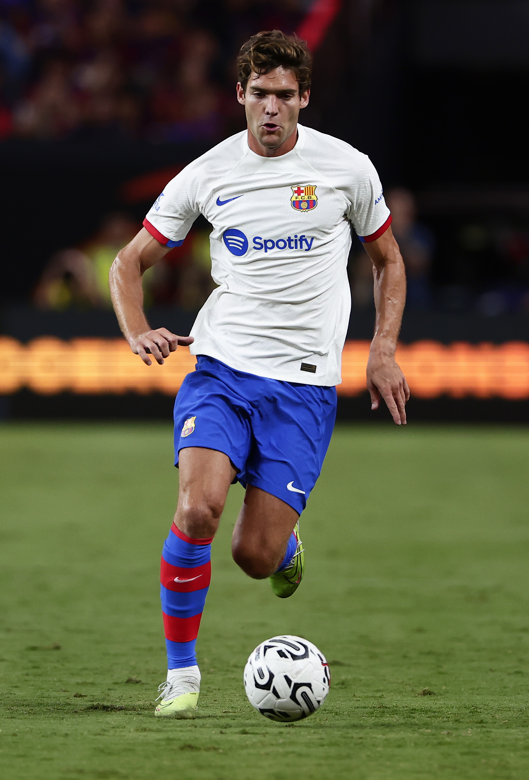 Marcos Alonso, en un partido de pretemporada.