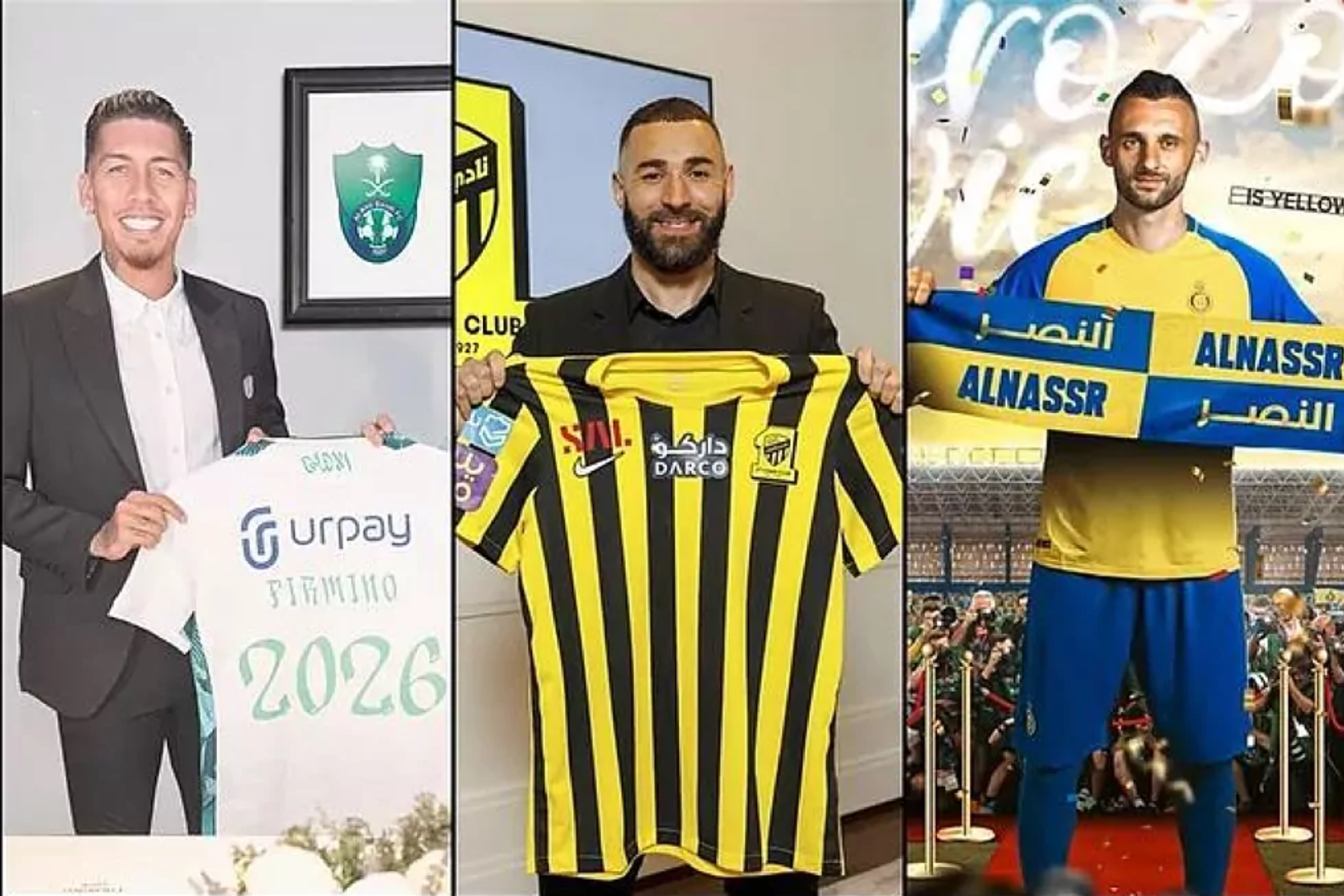 Algunos de los fichajes ms destacados de la Saud Pro League