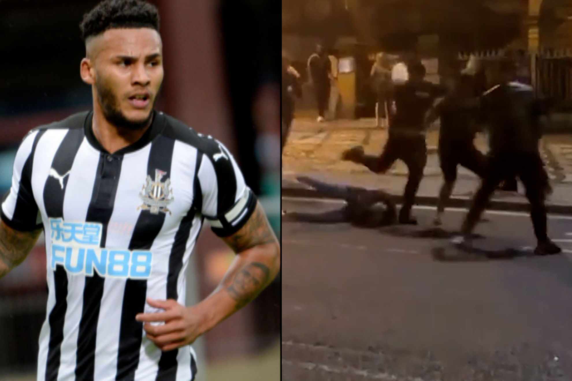 Group of thugs brutally assault Premier League soccer star: "We're going to shoot you"