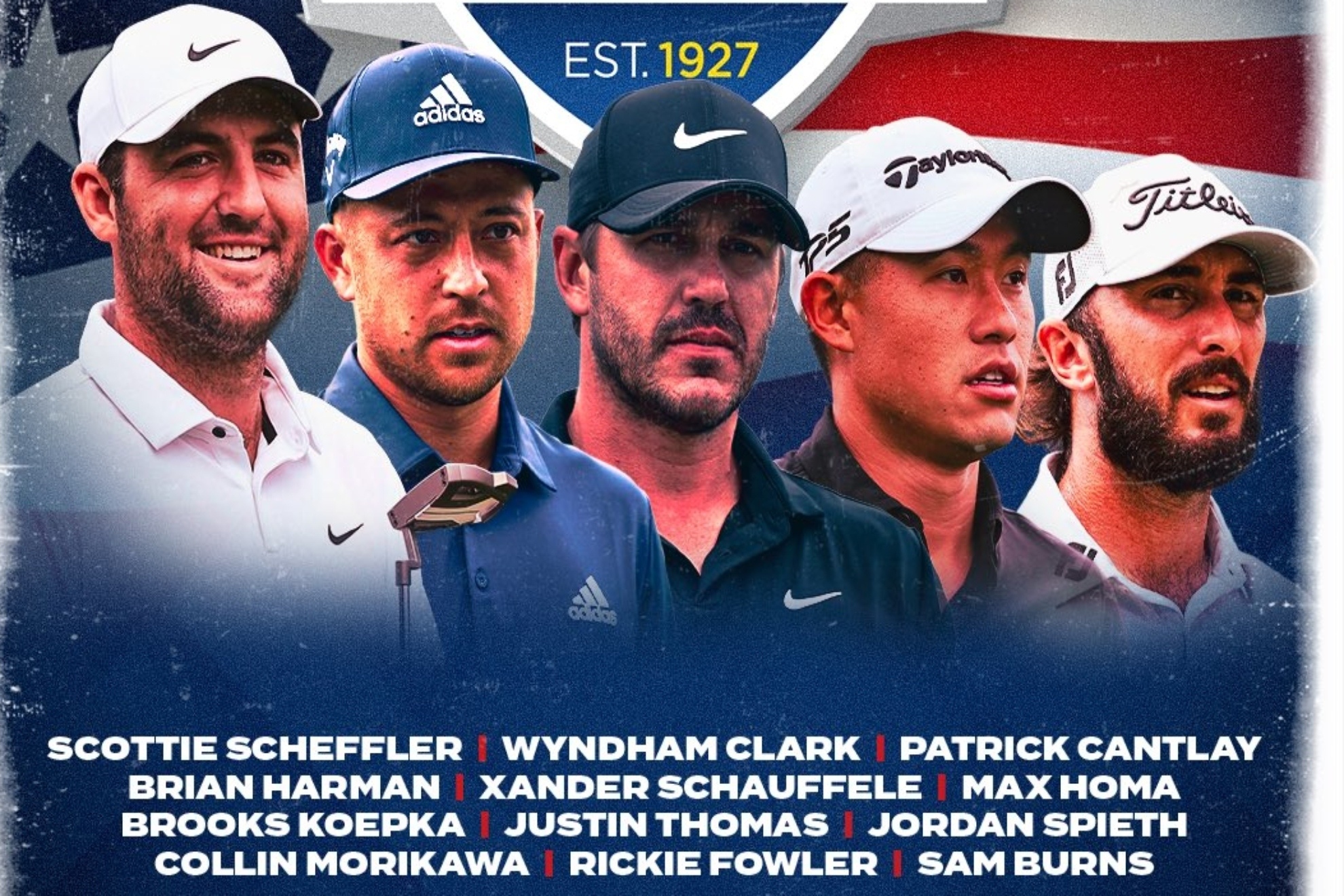 Image of the Ryder Cups U.S. Team