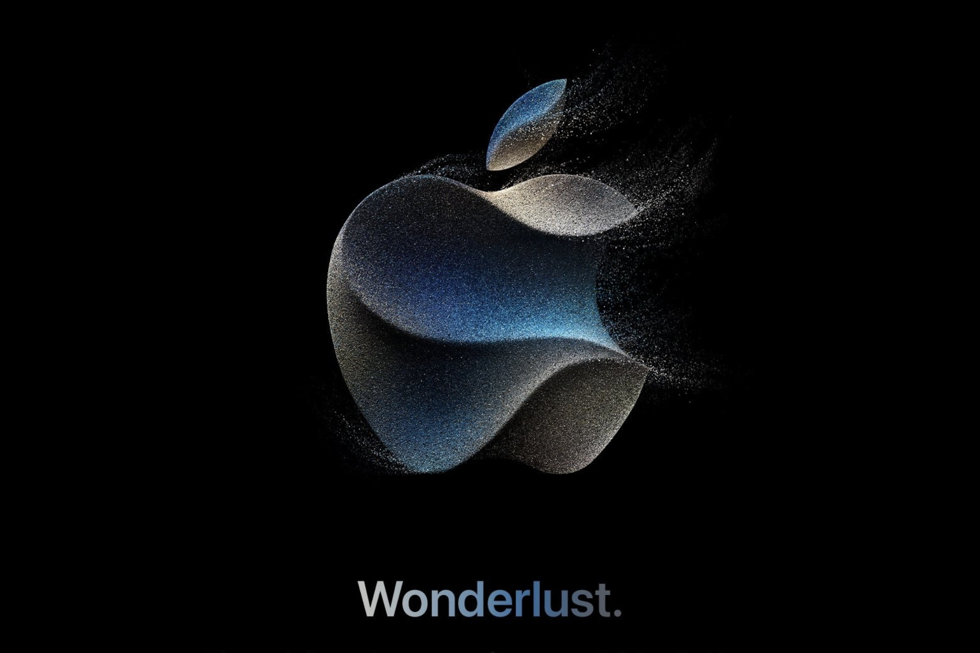 Apple's 2023 September Event is called "Wonderlust".