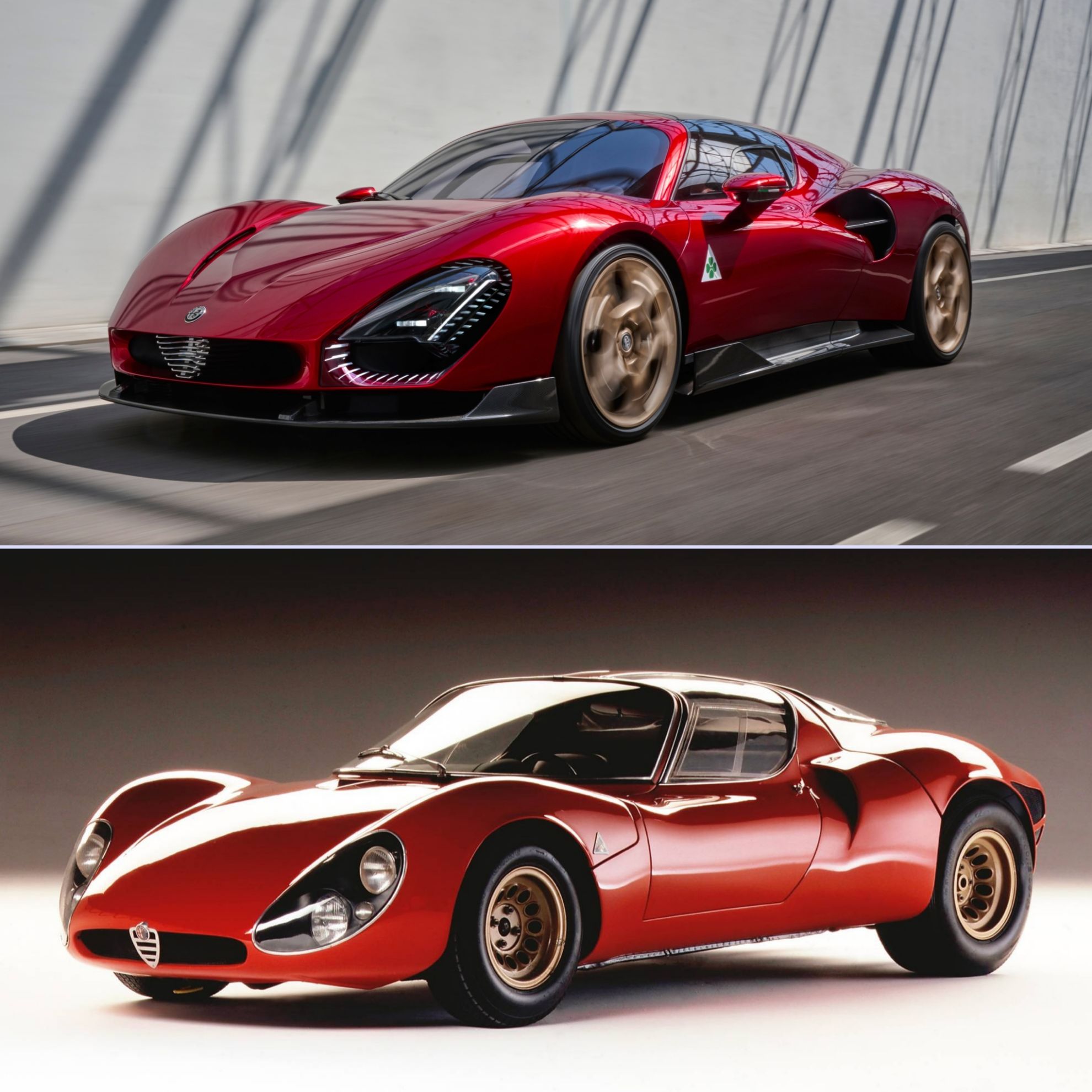 El Alfa Romeo 33 Stradale... antes y ahora.