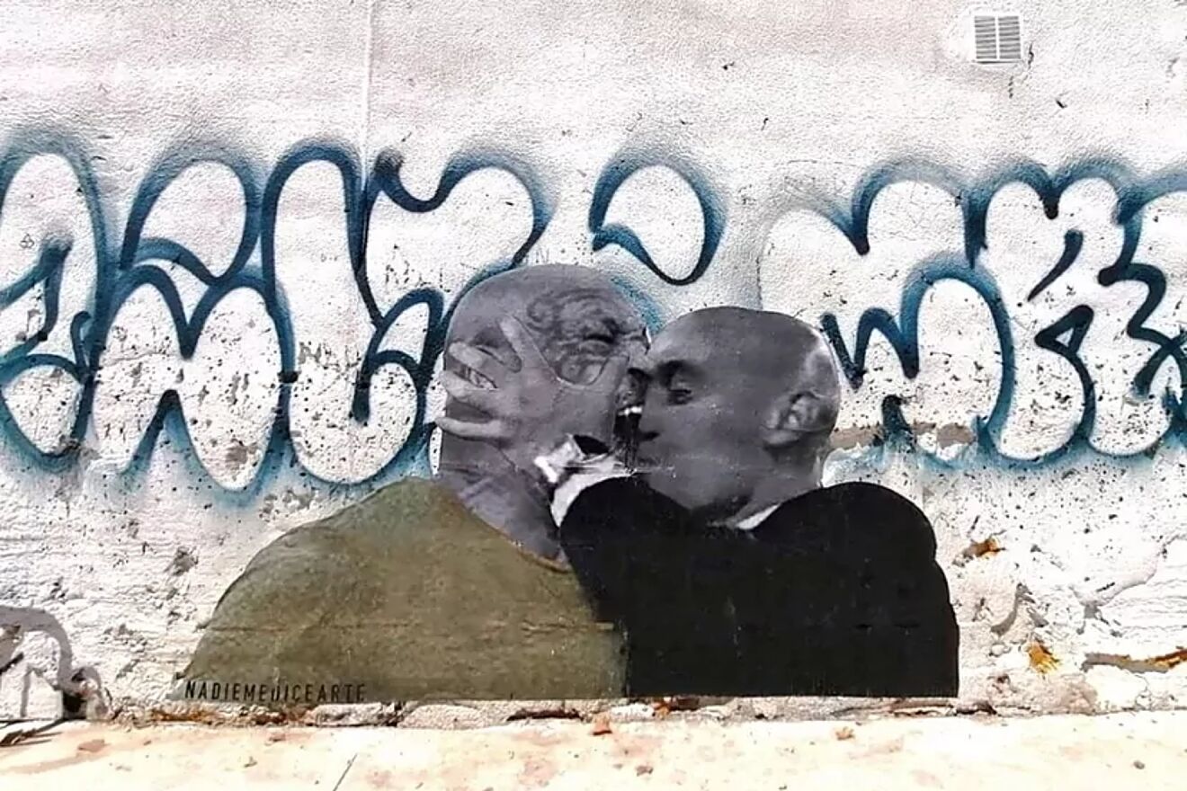 Rubiales' kiss to Jenni Hermoso becomes street art... with Mike Tyson 'defending' the Spanish international