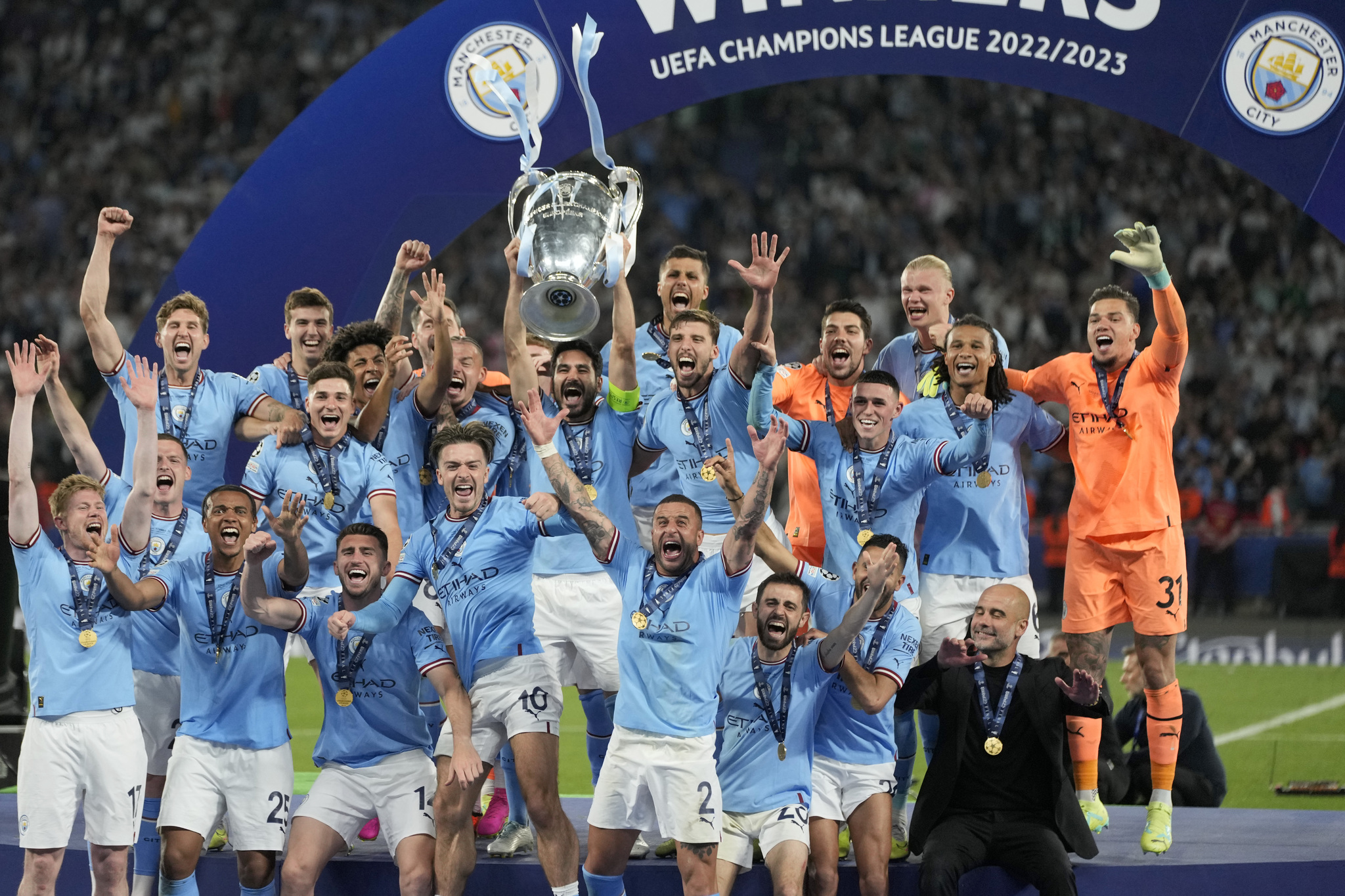 El Manchester City, campeón de la última Champions League