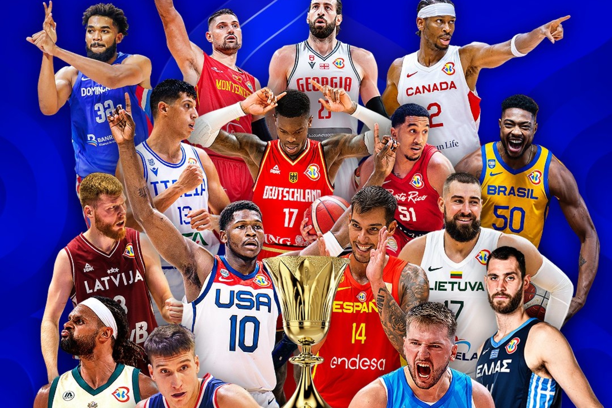 FIBA World Cup glory is the dream of 16 teams: USA, Canada and Spain charge into the second round