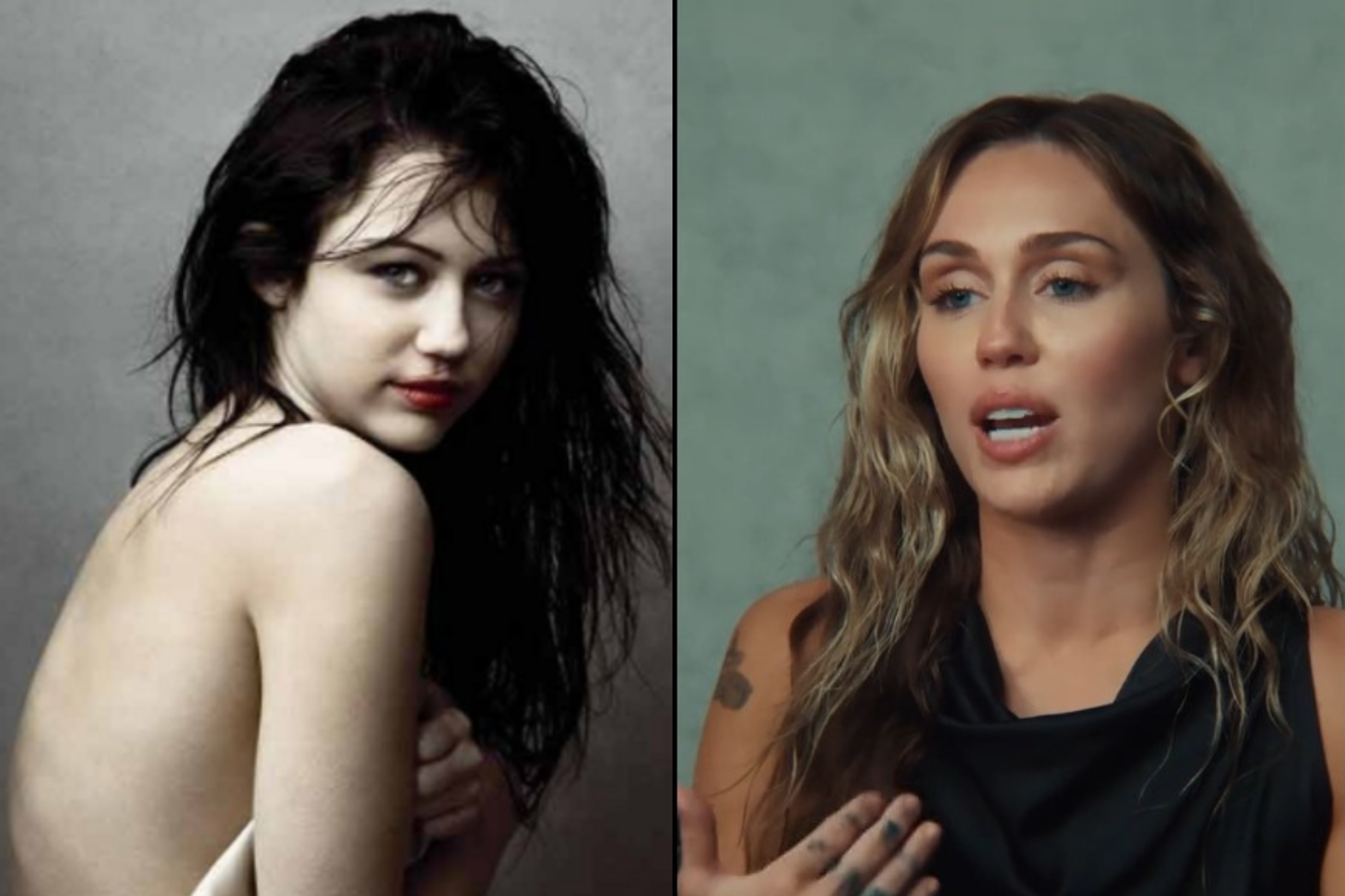 Real Celebrity Porn Miley Cyrus - Miley Cyrus reveals NAKED truth behind risquÃ© Vanity Fair cover | Marca