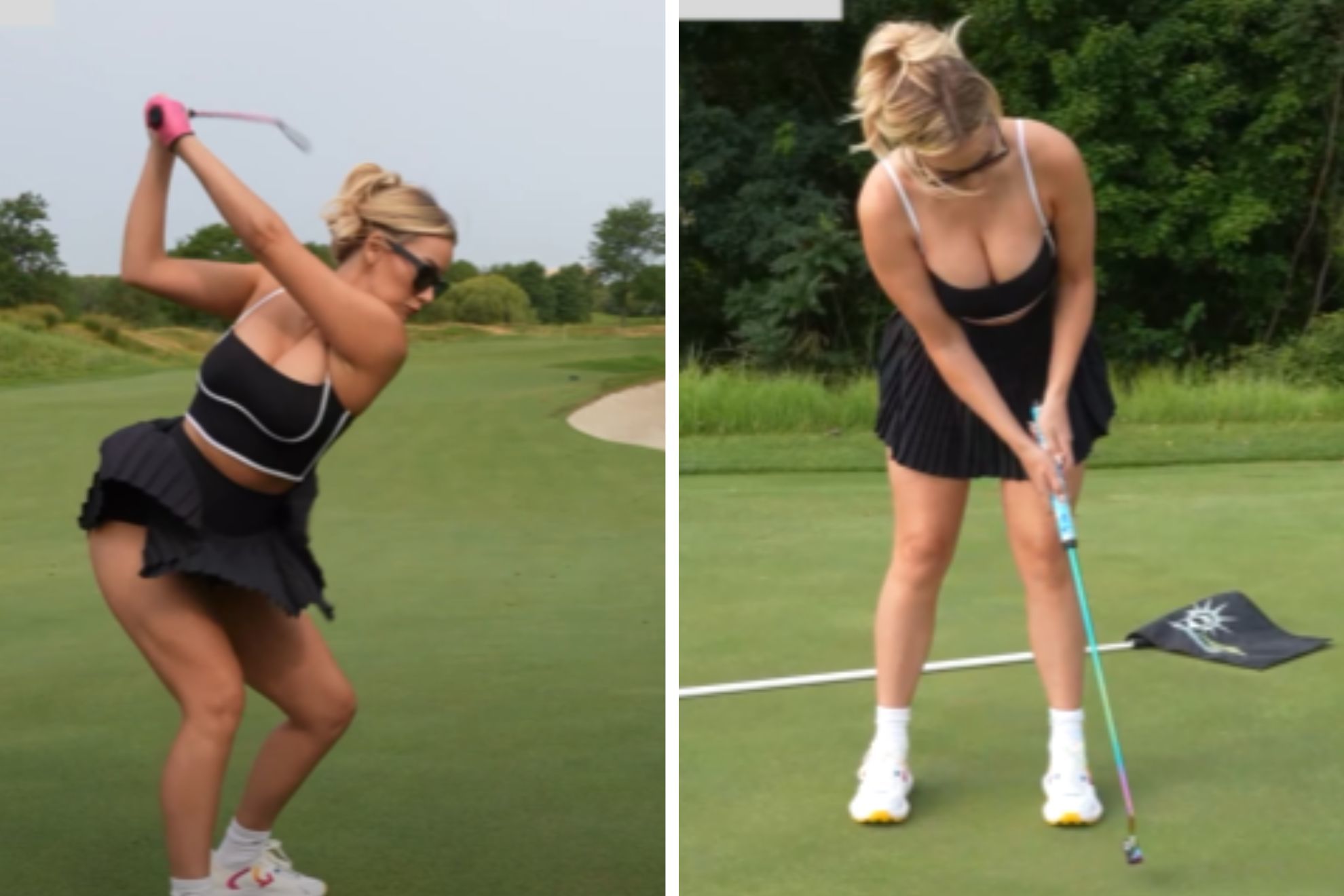 Paige Spiranac flexes body and golf skills in new video, launches children's book