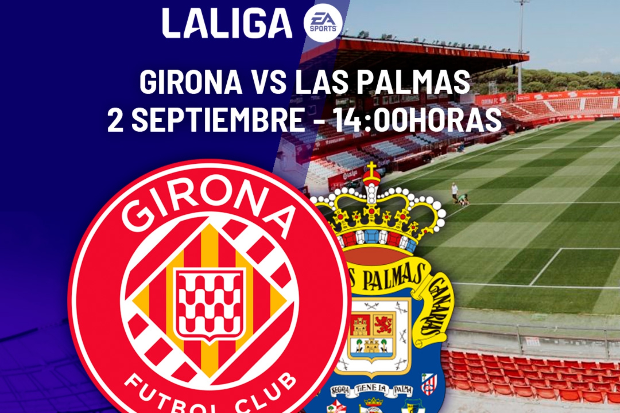 Girona - Las Palmas: horario y dónde ver en TV hoy el partido de la jornada 4 de LaLiga EA Sports