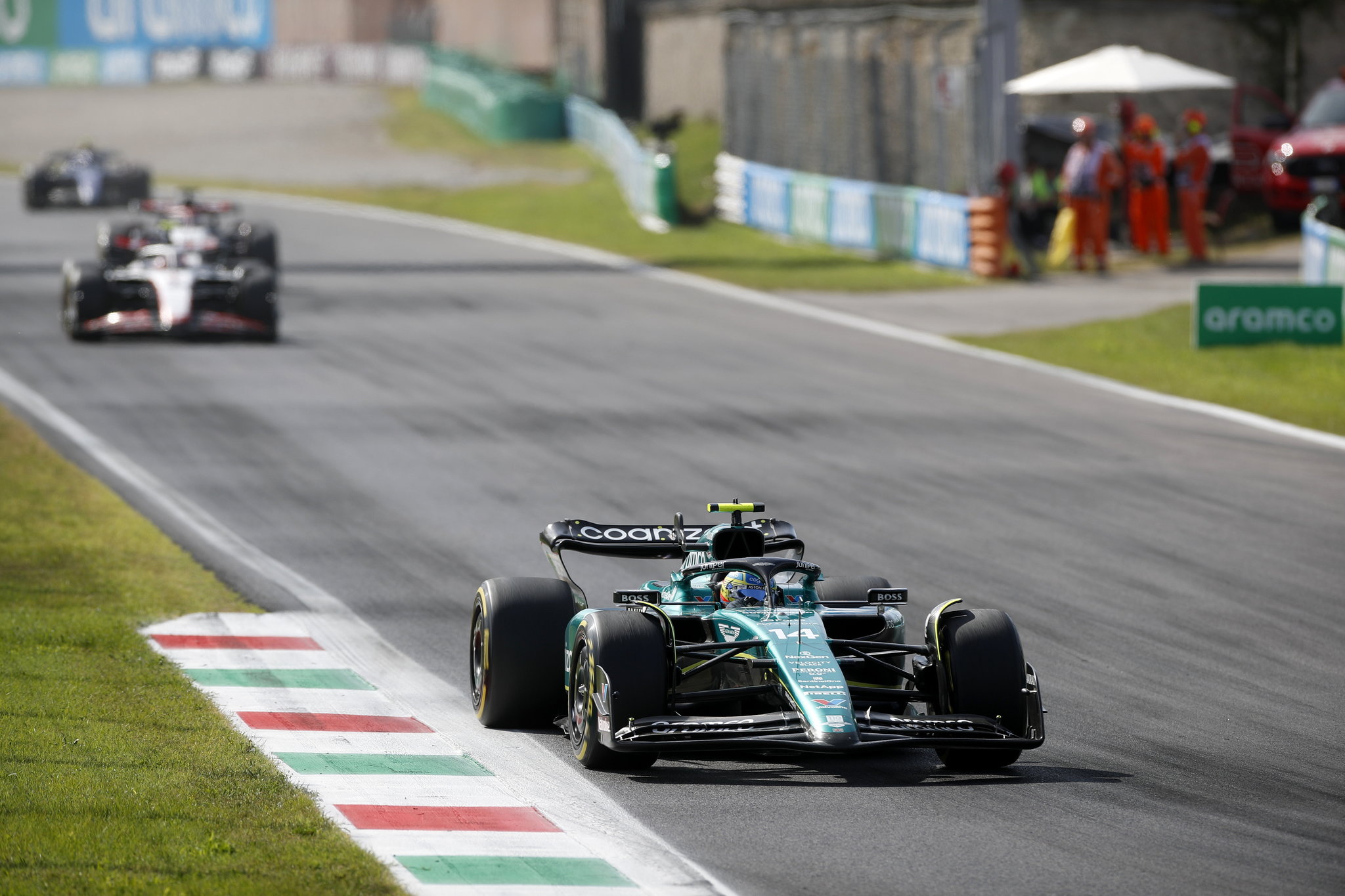 Aston Martin y Fernando Alonso pasan pgina al 'desastre' de  Monza