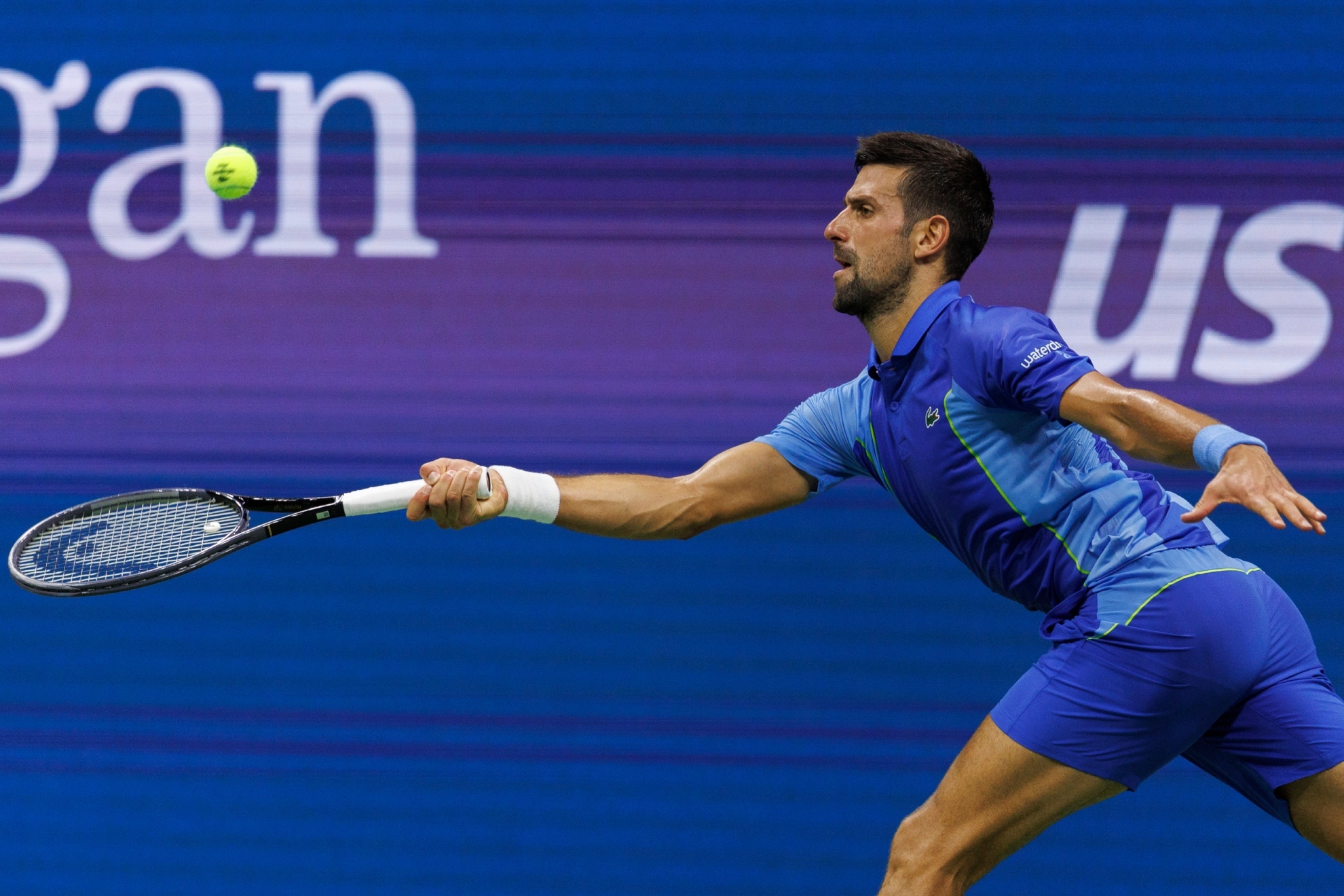 Novak Djokovic, durante su partido de octavos de final contra Borna Gojo