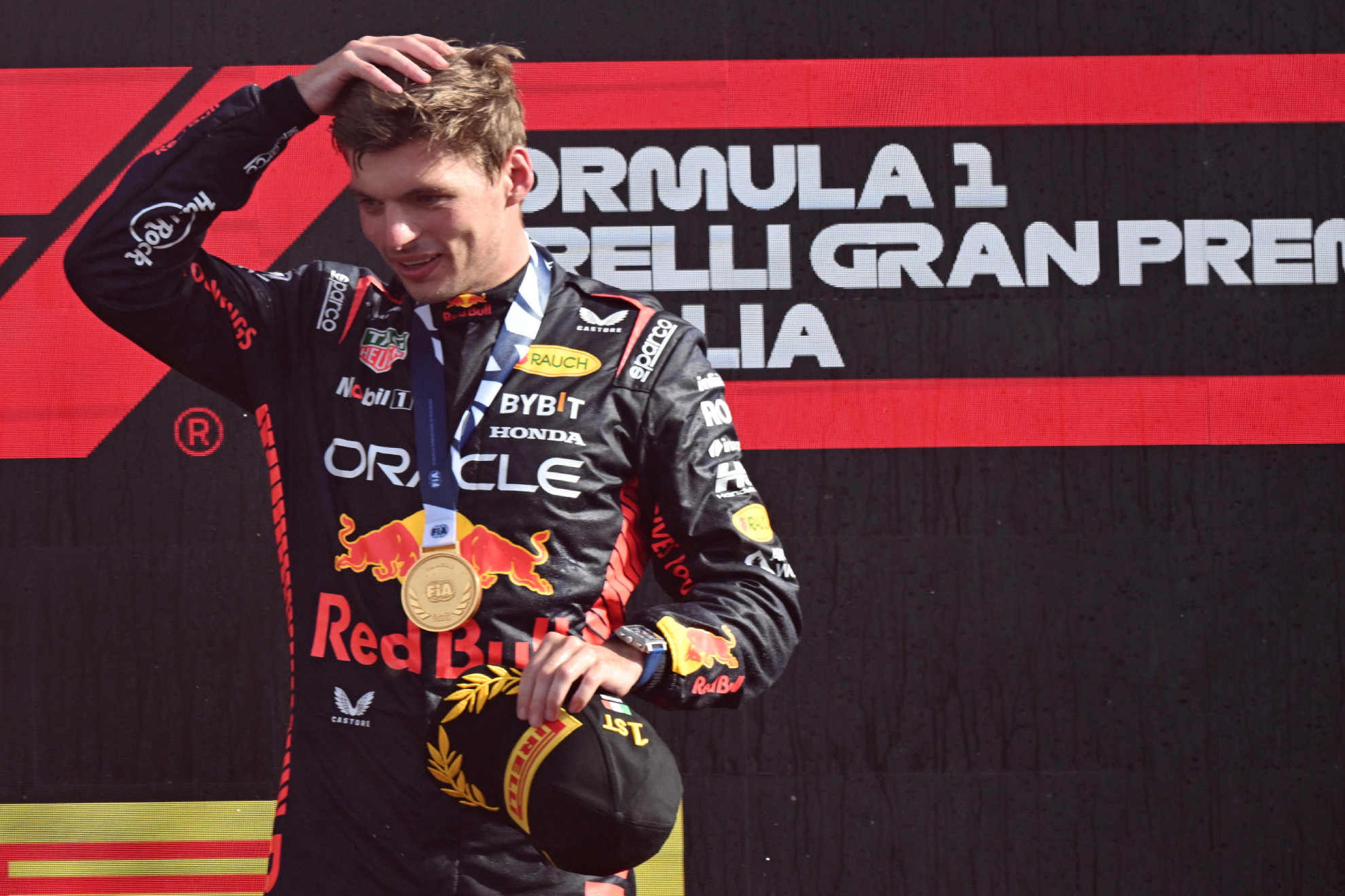Max Verstappen, piloto de Red Bull en el GP de Italia.
