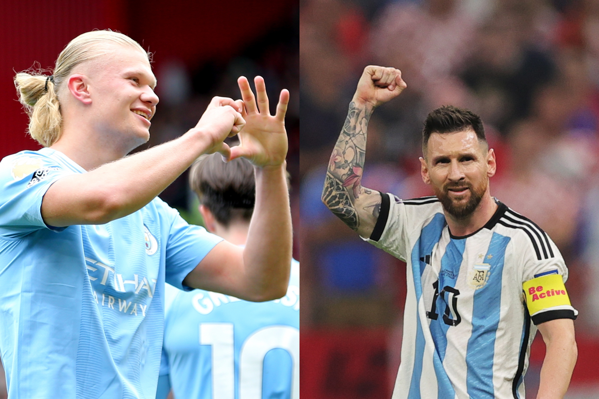Haaland y Messi, los favoritos para el Bal�n de Oro