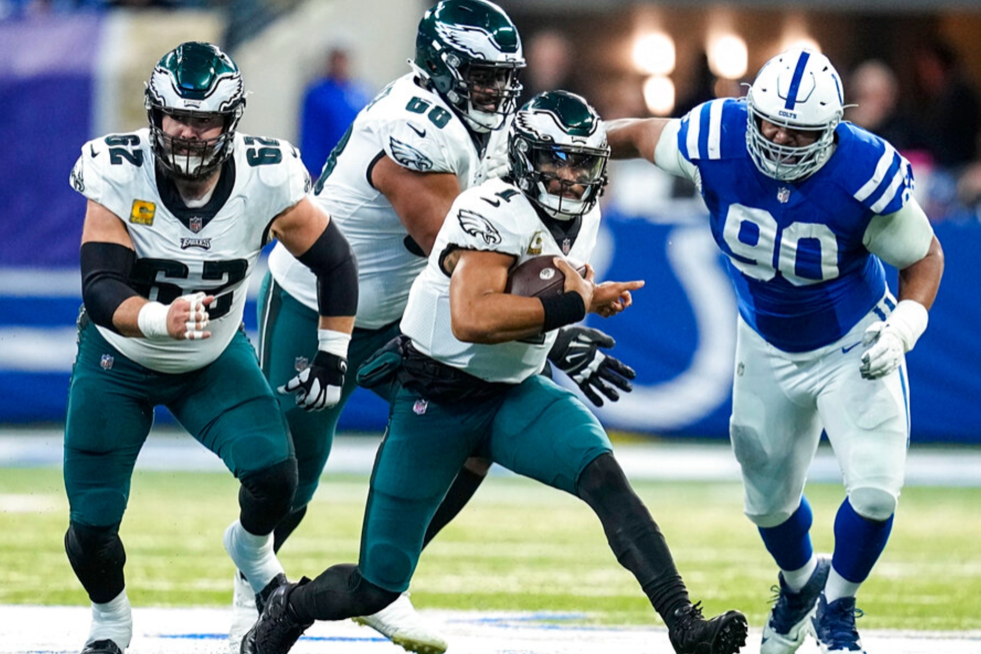 The Philadelphia Eagles have the best-ranked offensive line in the NFL