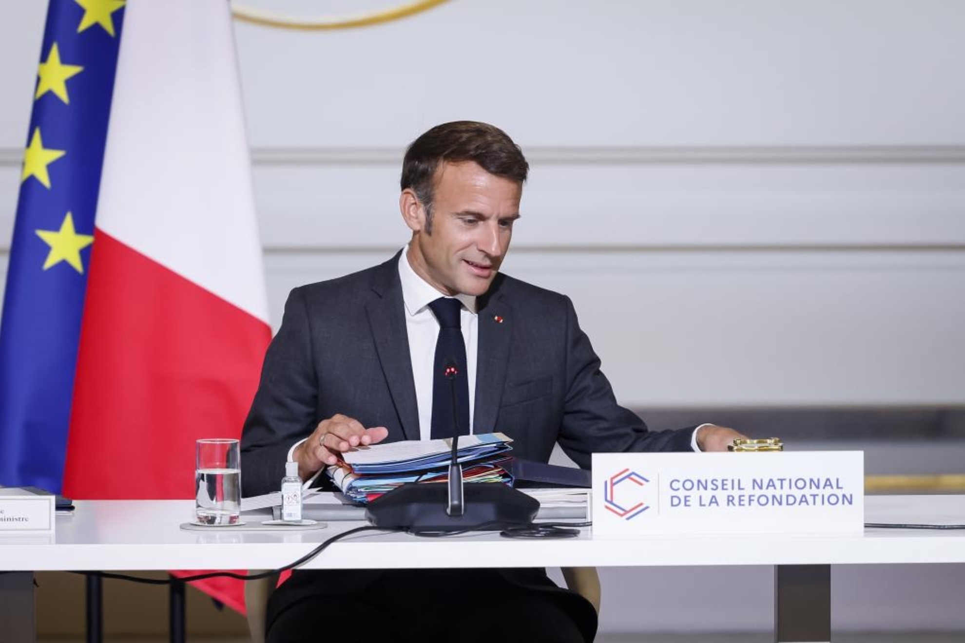 Enmanuel Macron, presidente de Francia.