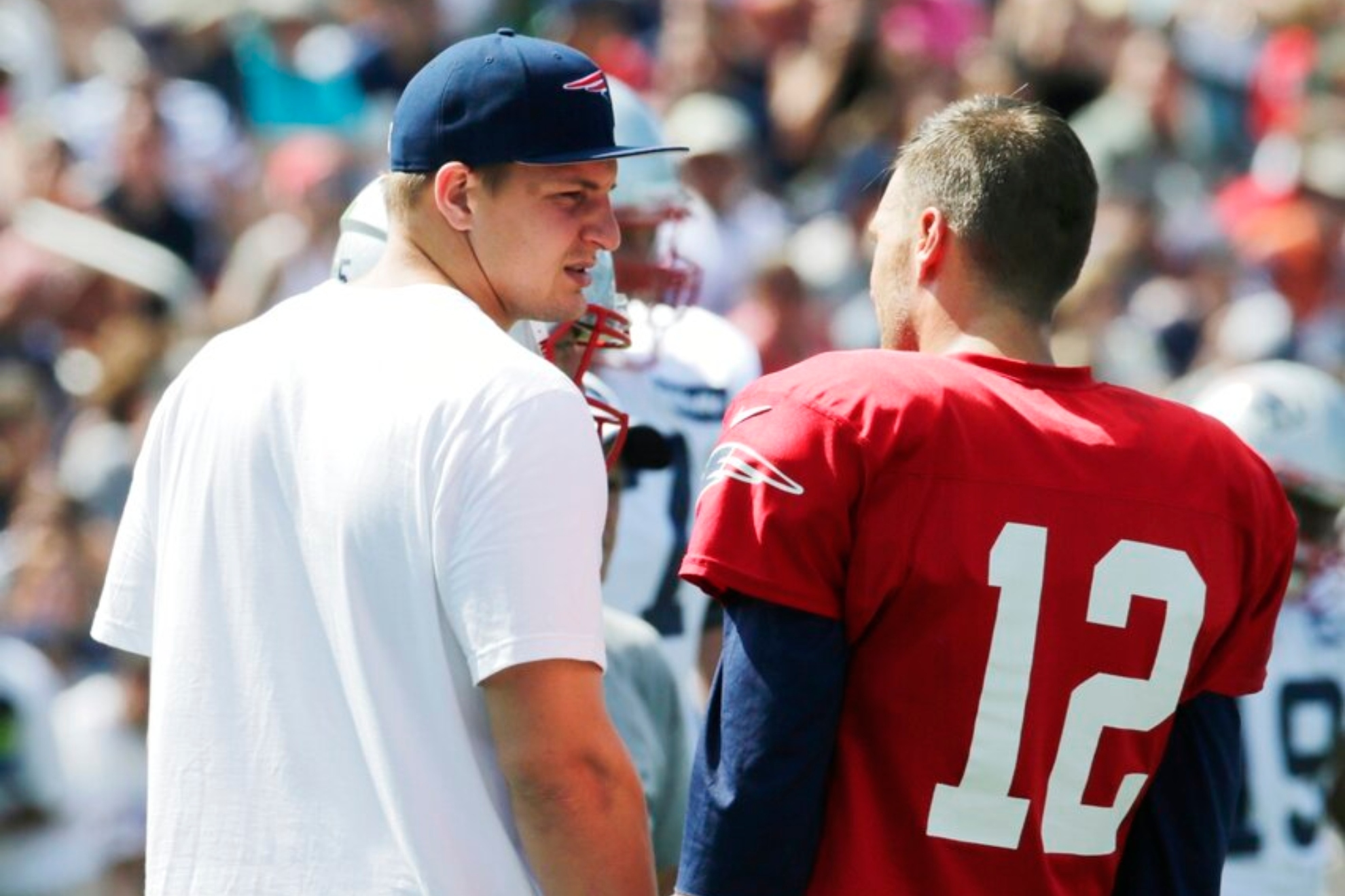 The call between Tom Brady and Rob Gronkowski that made him burst into tears