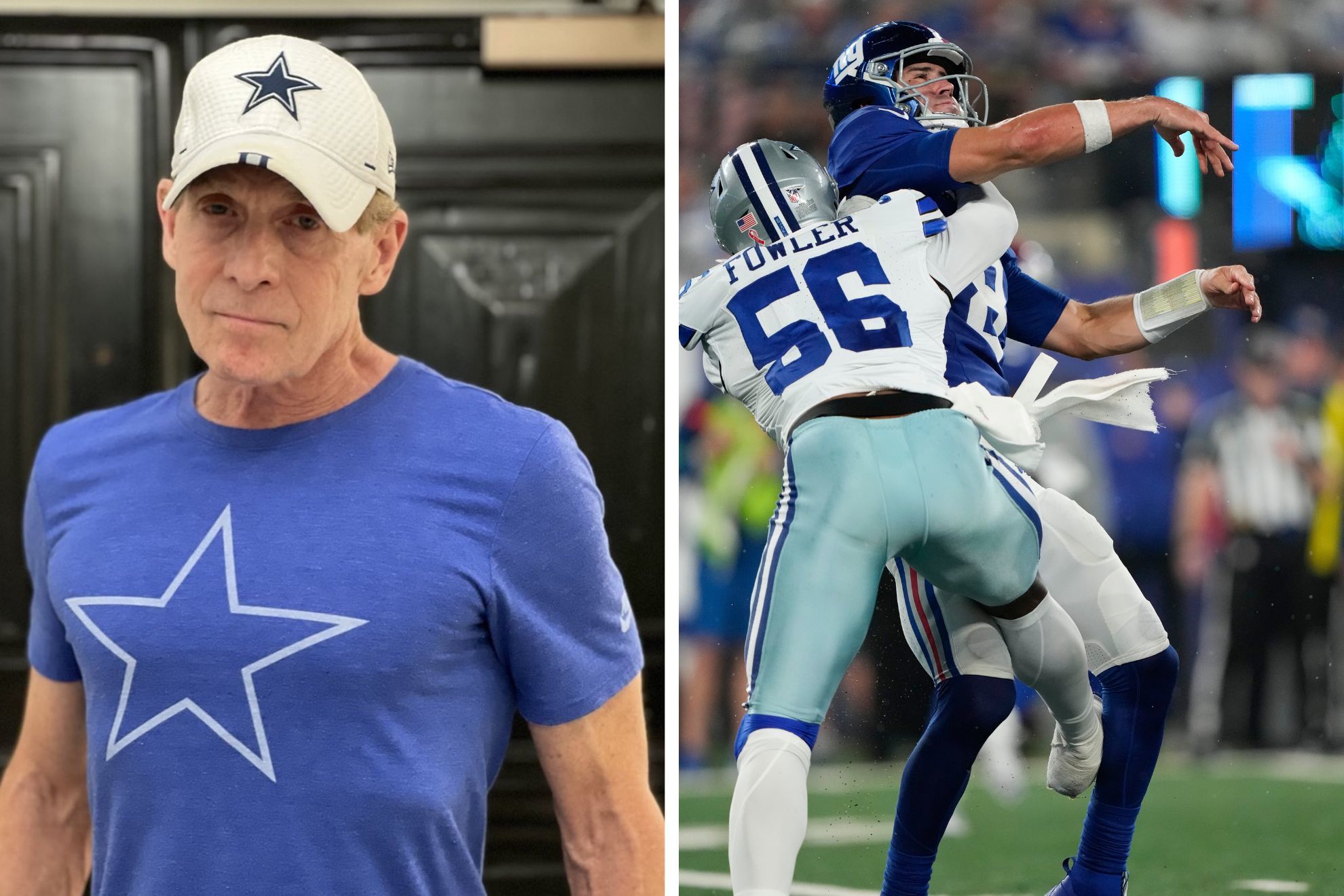 Skip Bayless trolls Giants fans during his live commentary of Cowboys win