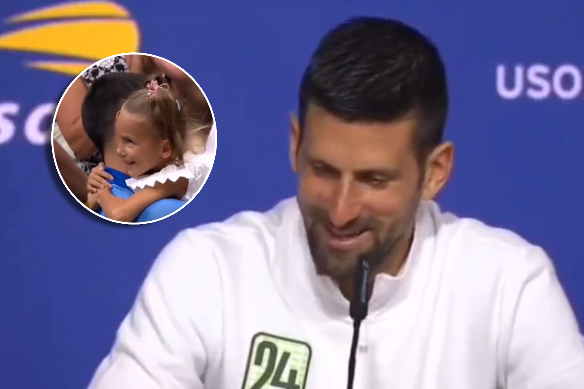 Djokovic y la "fuerza inocente" de su hija en la final: "Me regalaba una sonrisa"