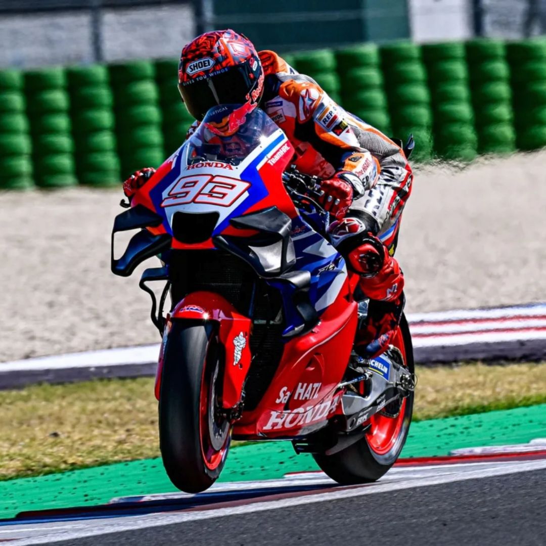 Marc Márquez ya prueba la Honda 2024