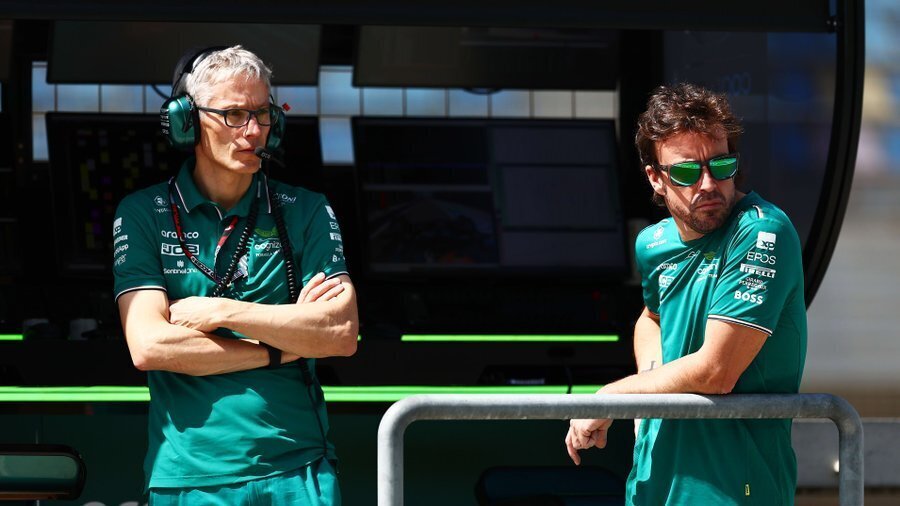 Mike Krack y Fernando Alonso