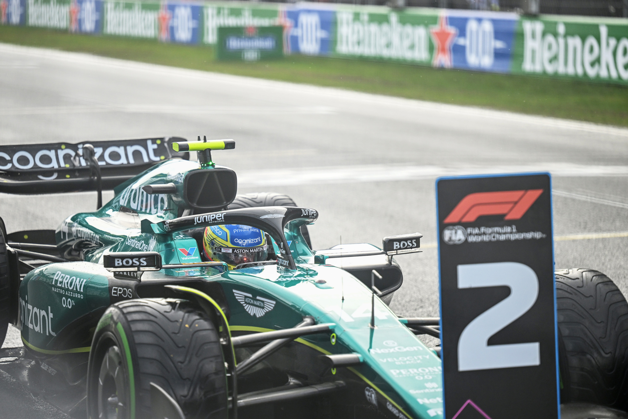 Alonso tras la carrera en Zandvoort
