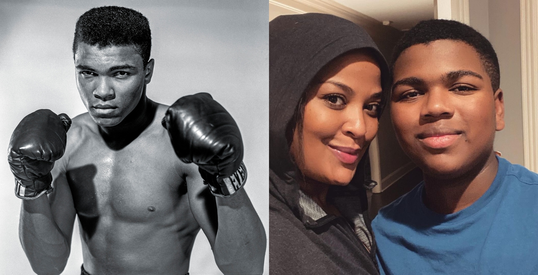 Muhammad Ali y la foto de su nieto que demuestra que es su clon