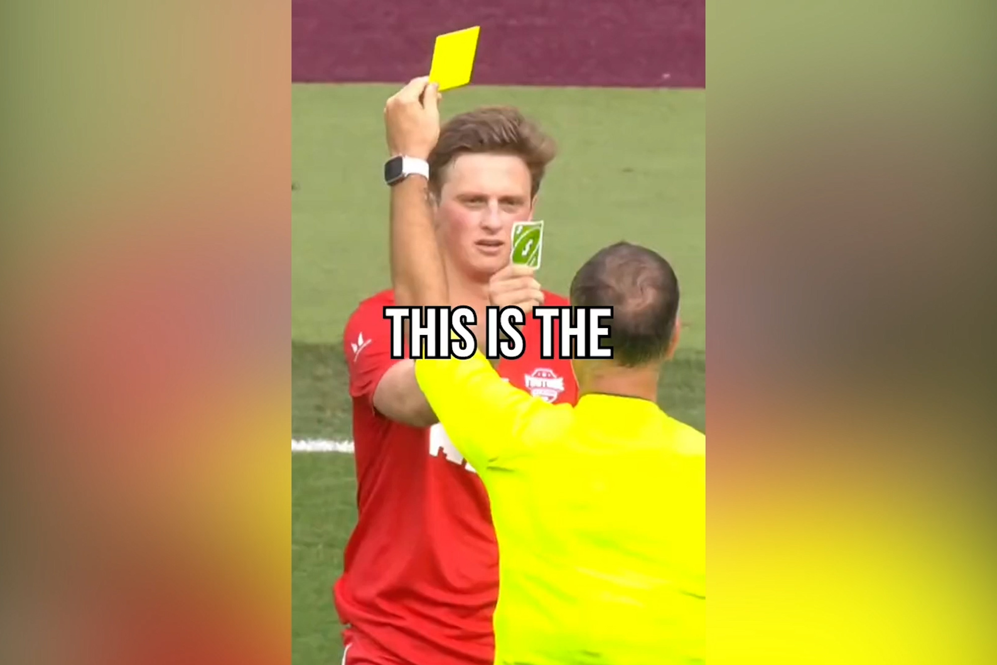 Player who whipped out UNO reverse card after getting yellow card speaks out