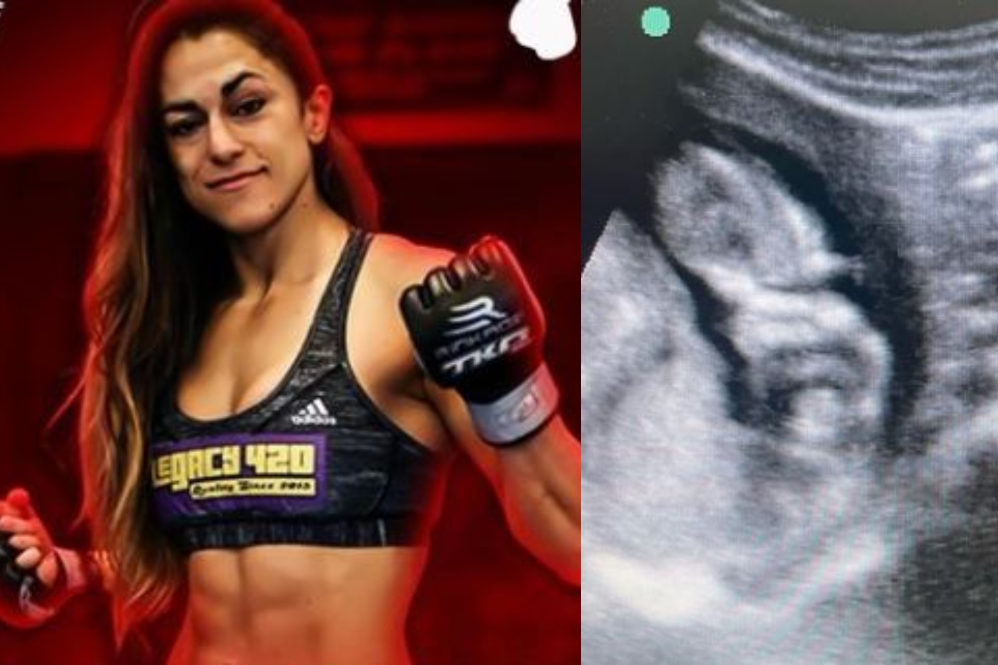 Se entera de que está embarazada... antes de su pelea por un contrato en la UFC