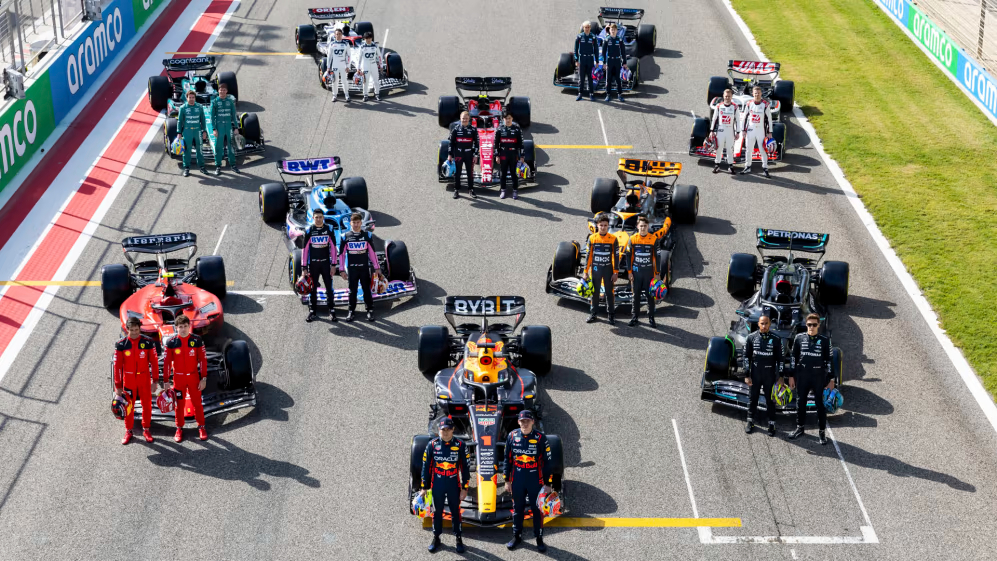 The 2023 F1 grid