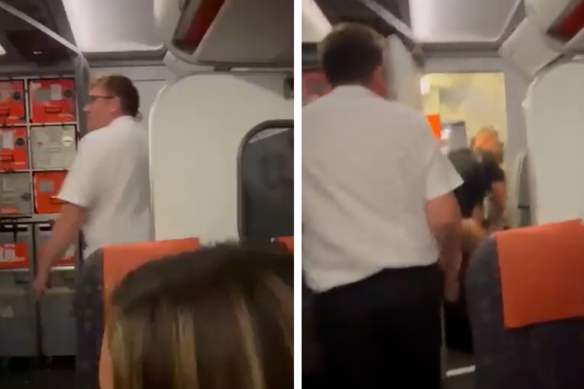 Two passengers caught having sex in plane toilets before being exposed by steward