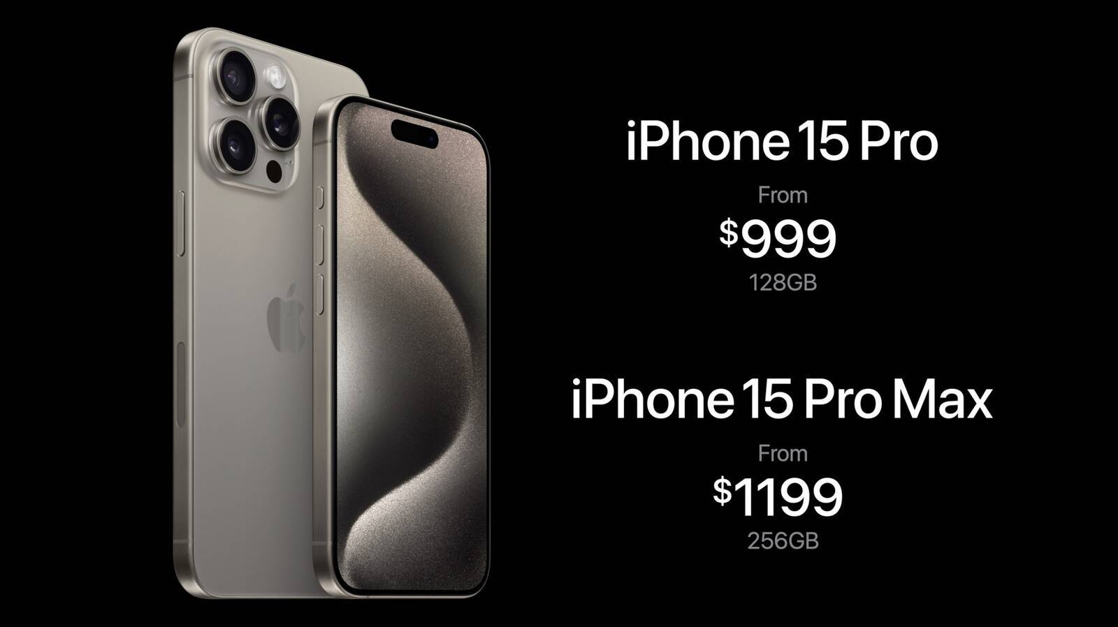 Apple iPhone 15 Pro Goes on Sale September 22, Announced September