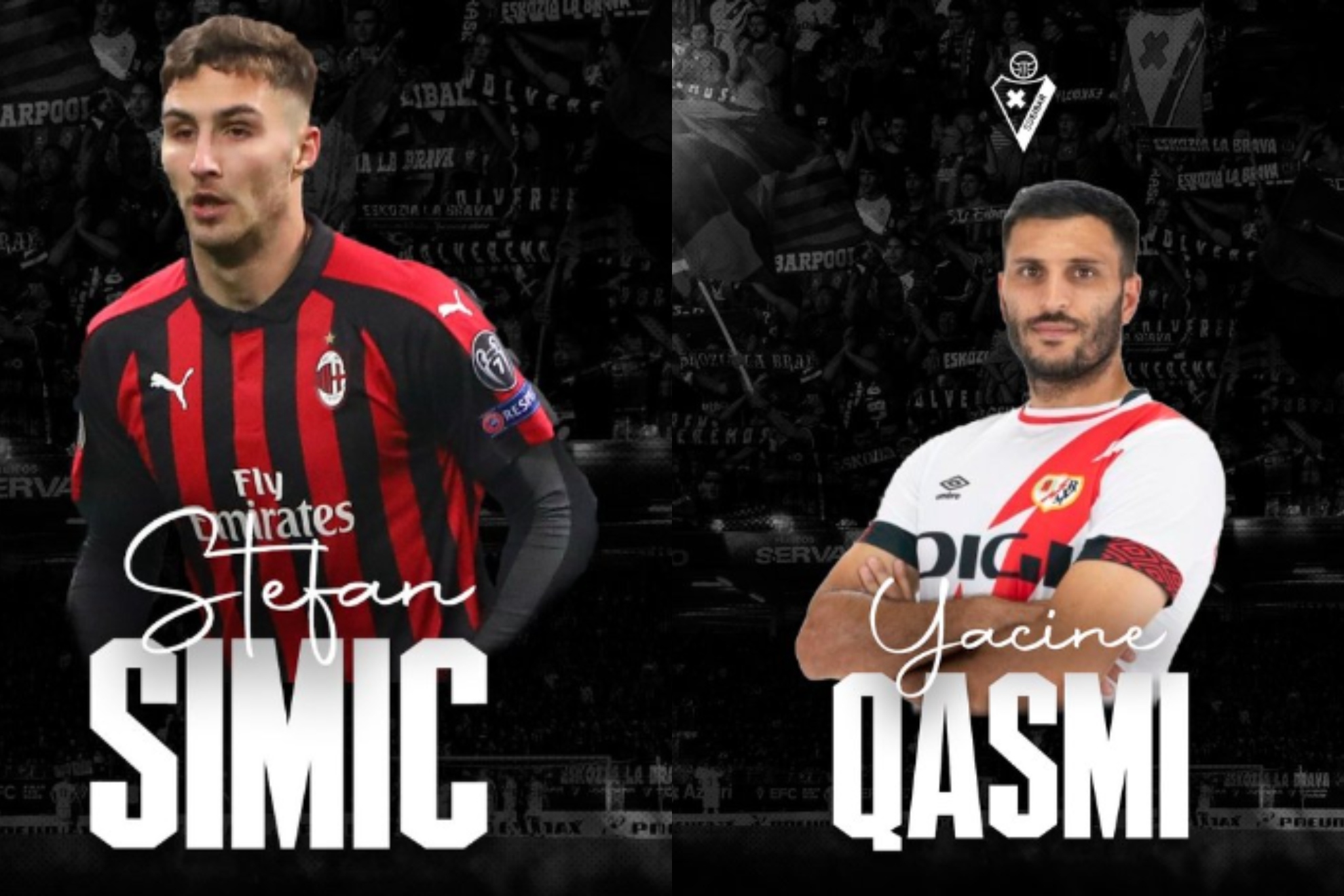 El Eibar anuncia el fichaje de Qasmi y Simic