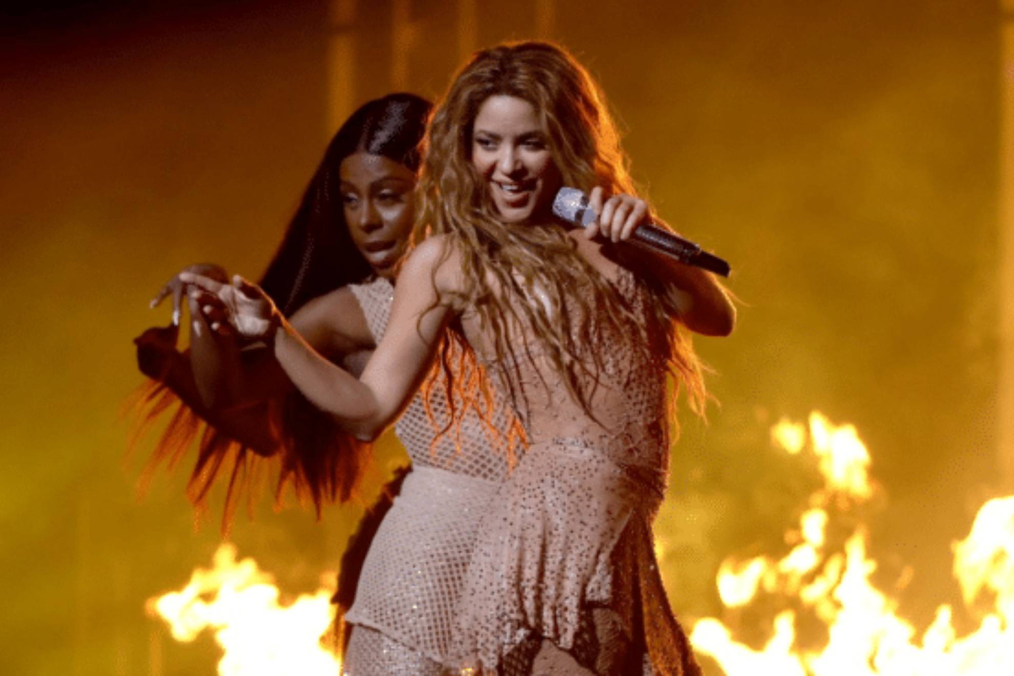Shakira, en la gala de Nueva Jersey.