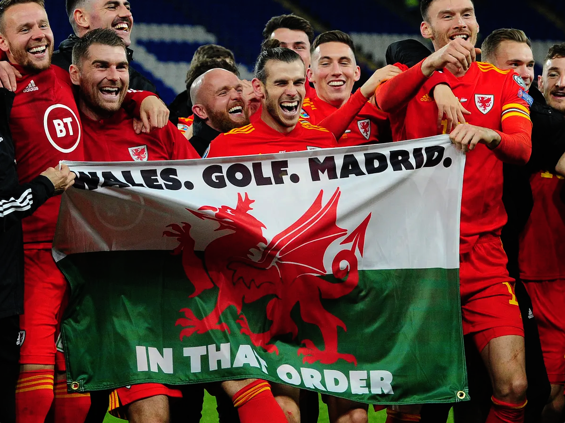 Wales. Golf. Madrid. In that order.