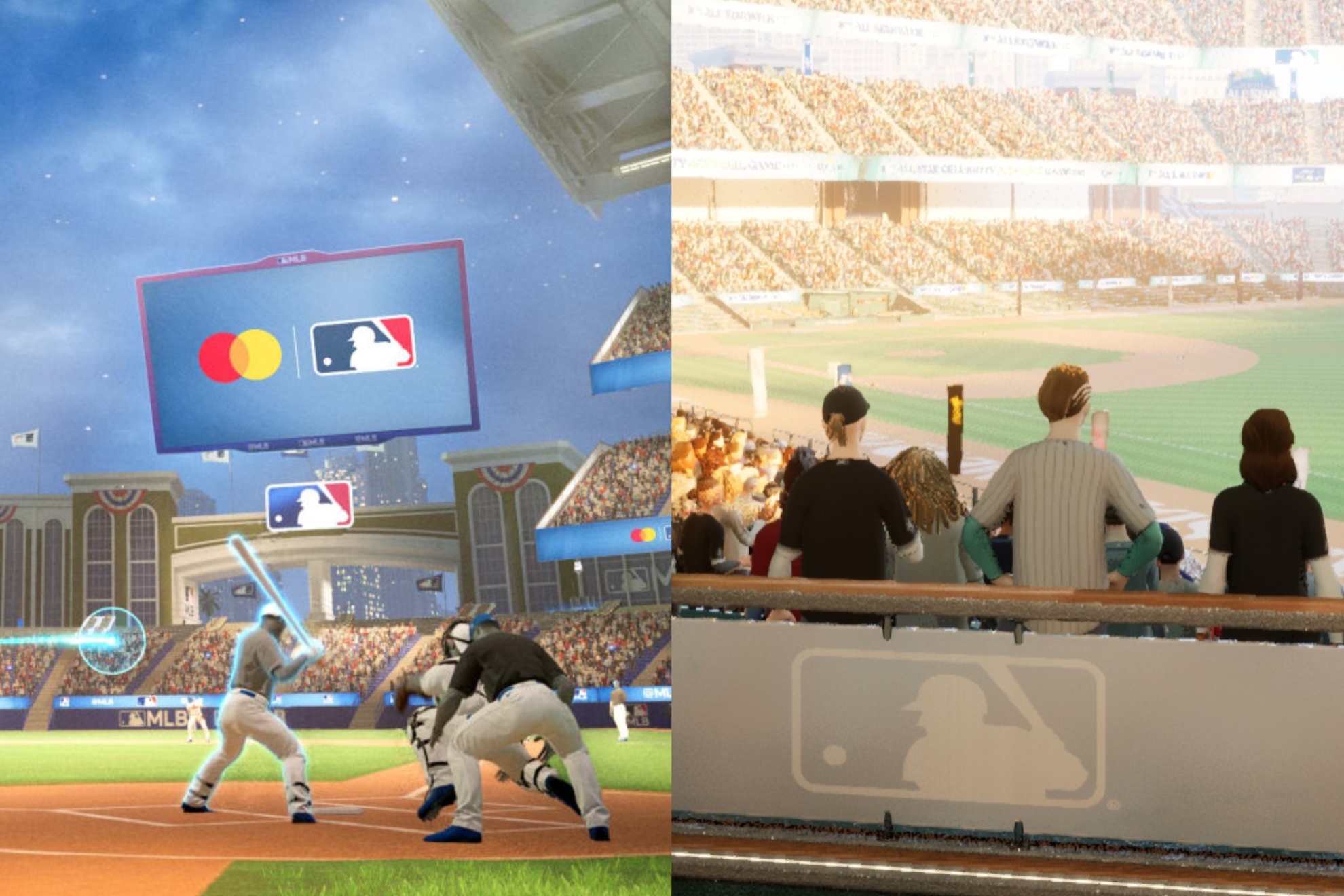 MLB's virtual ballpark experience is back for its first regular season game