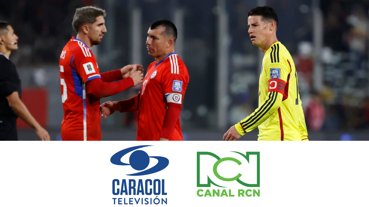 Resultados del rating en la segunda fecha de Eliminatorias con Chile vs. Colombia entre Caracol TV y Canal RCN