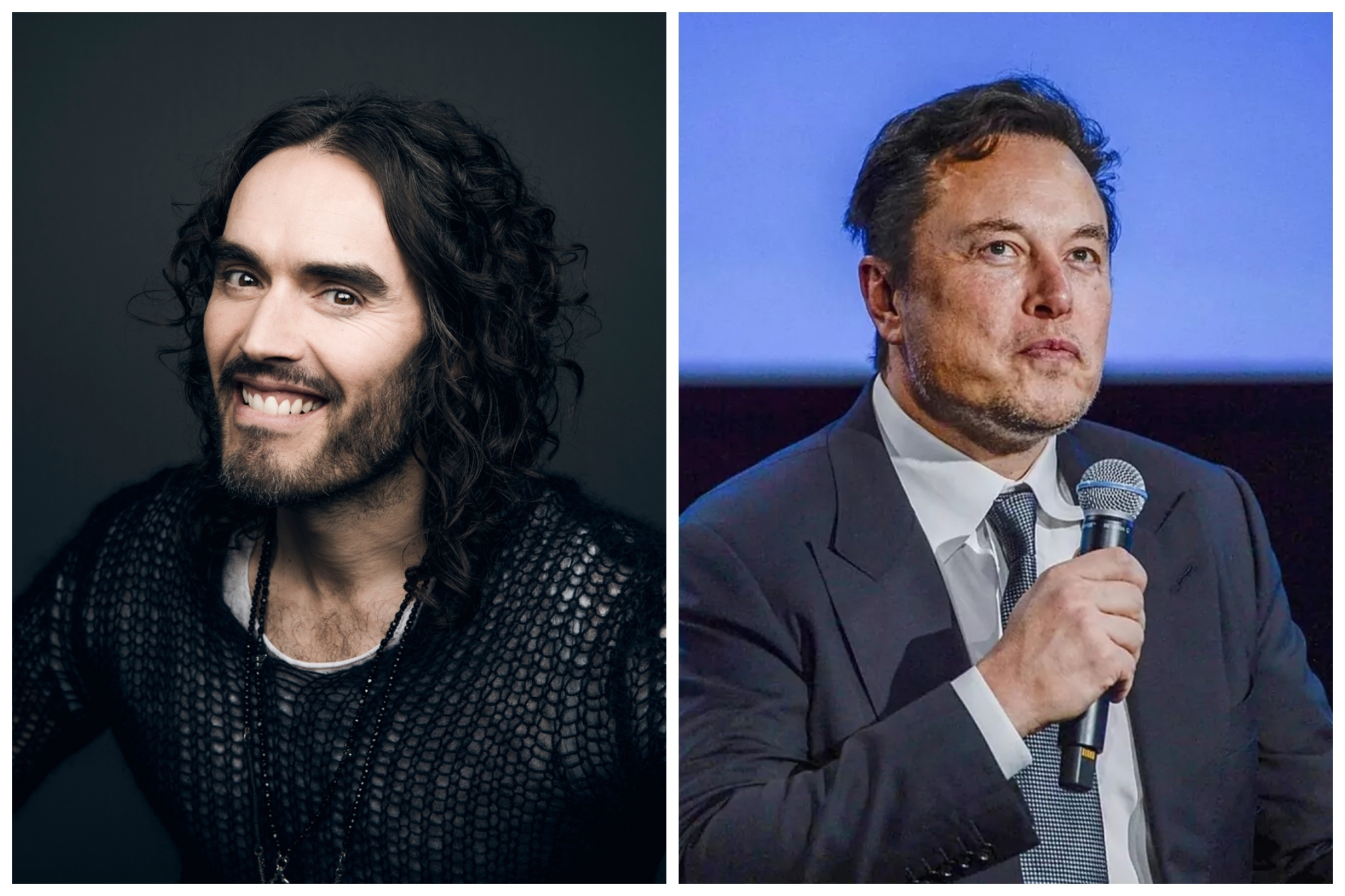 Russell Brand and Elon Musk