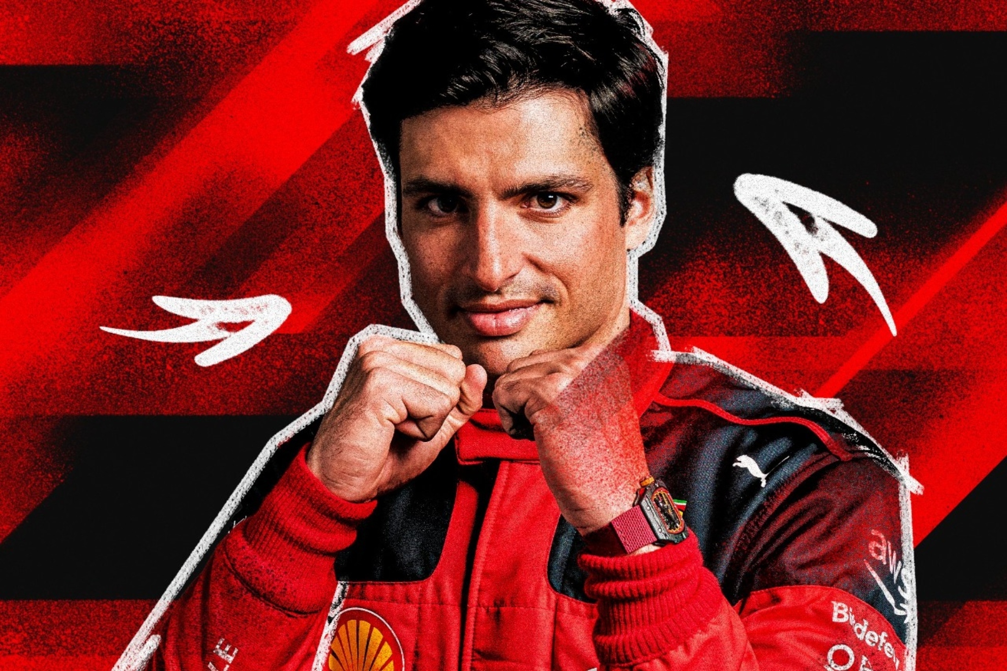Carlos Sainz: "Mi primer Smoooooth operator en Ferrari"