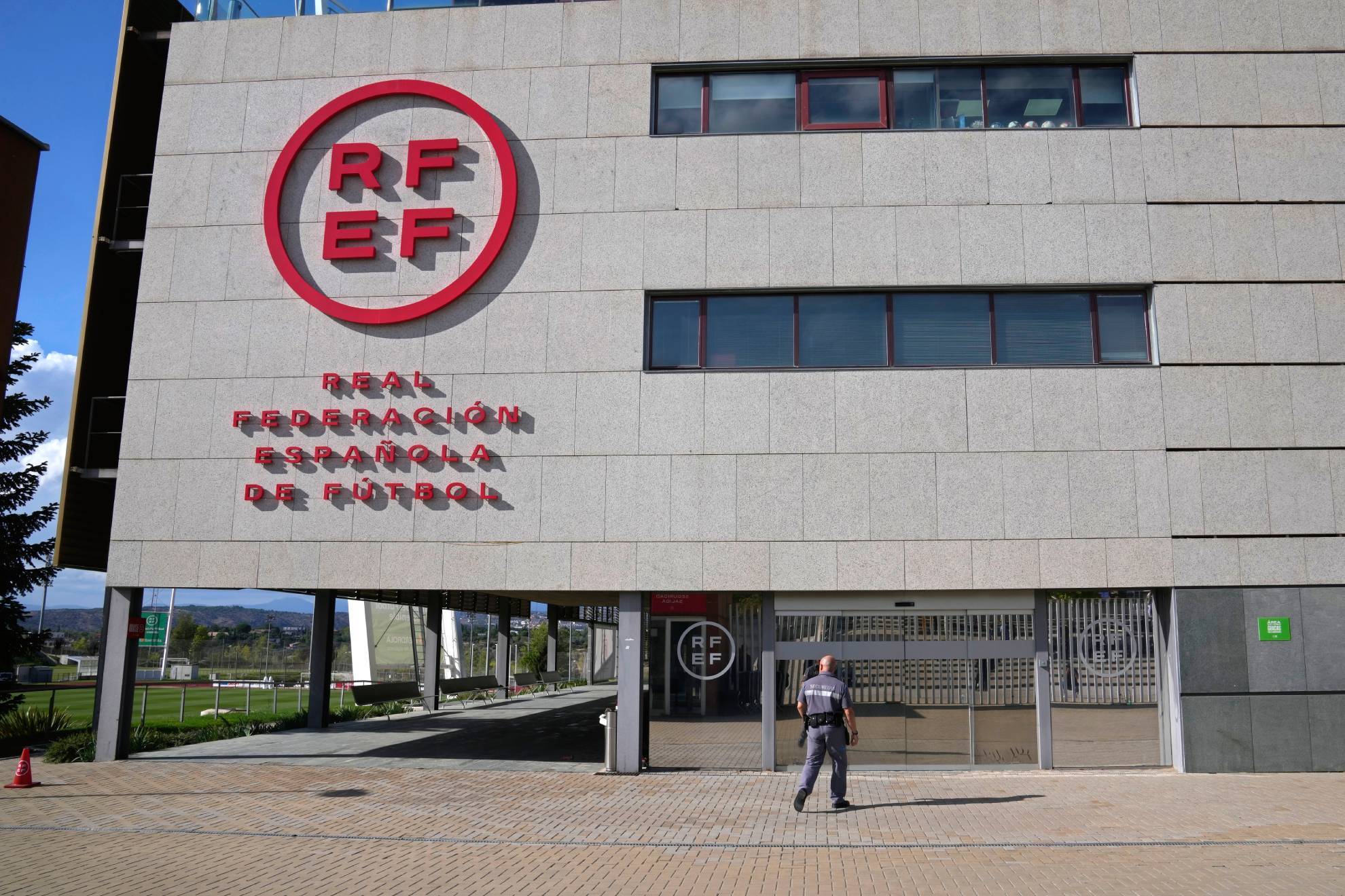 La sede de la Federación Española de Fútbol en Las Rozas.
