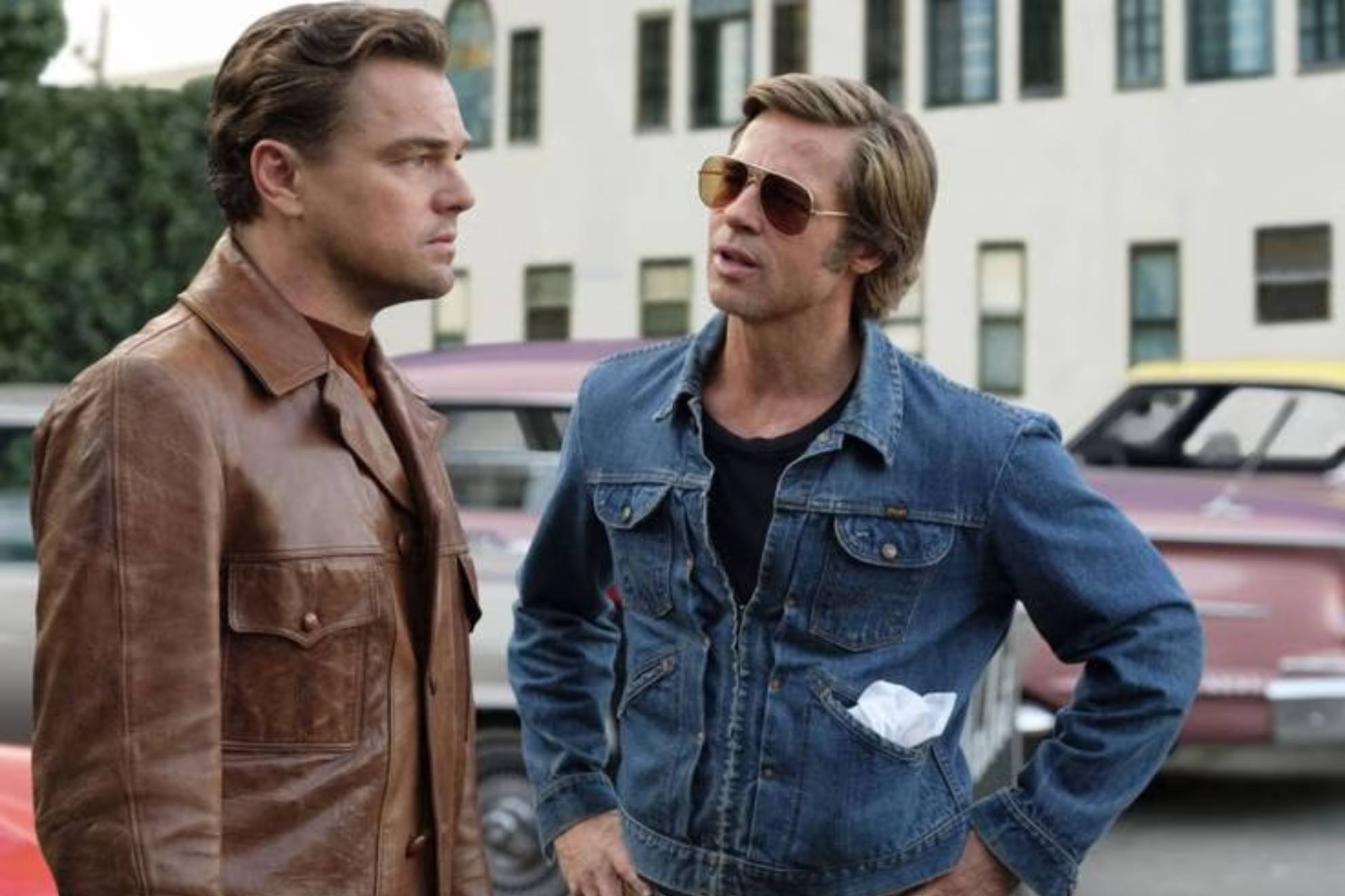 Brad Pitt and Leonardo DiCaprio.